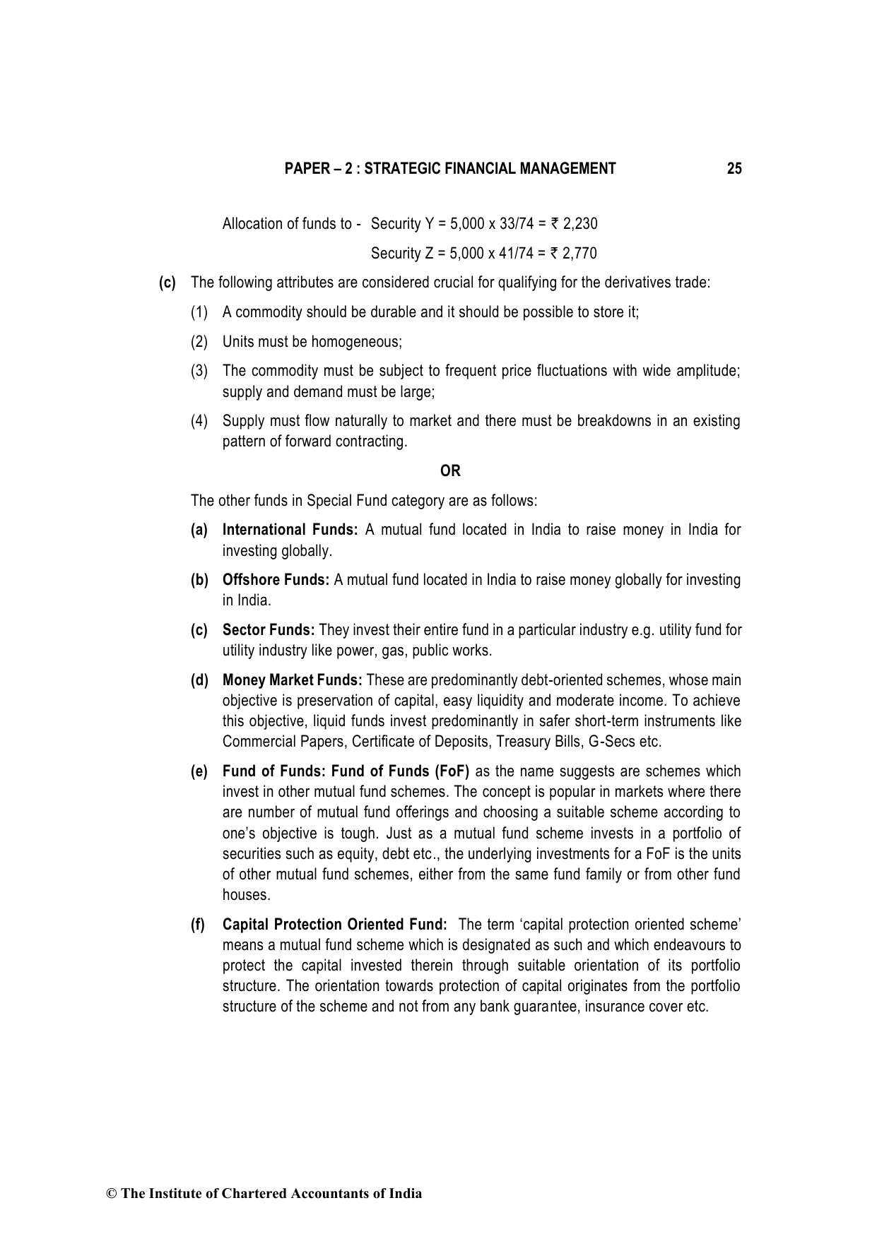 Advanced Financial Management May 2023, question page 25