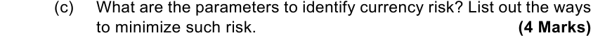 AFM Mock Test 1, Question 6(c), 4 marks (ICAI Model Test Paper 7, Question 2)
