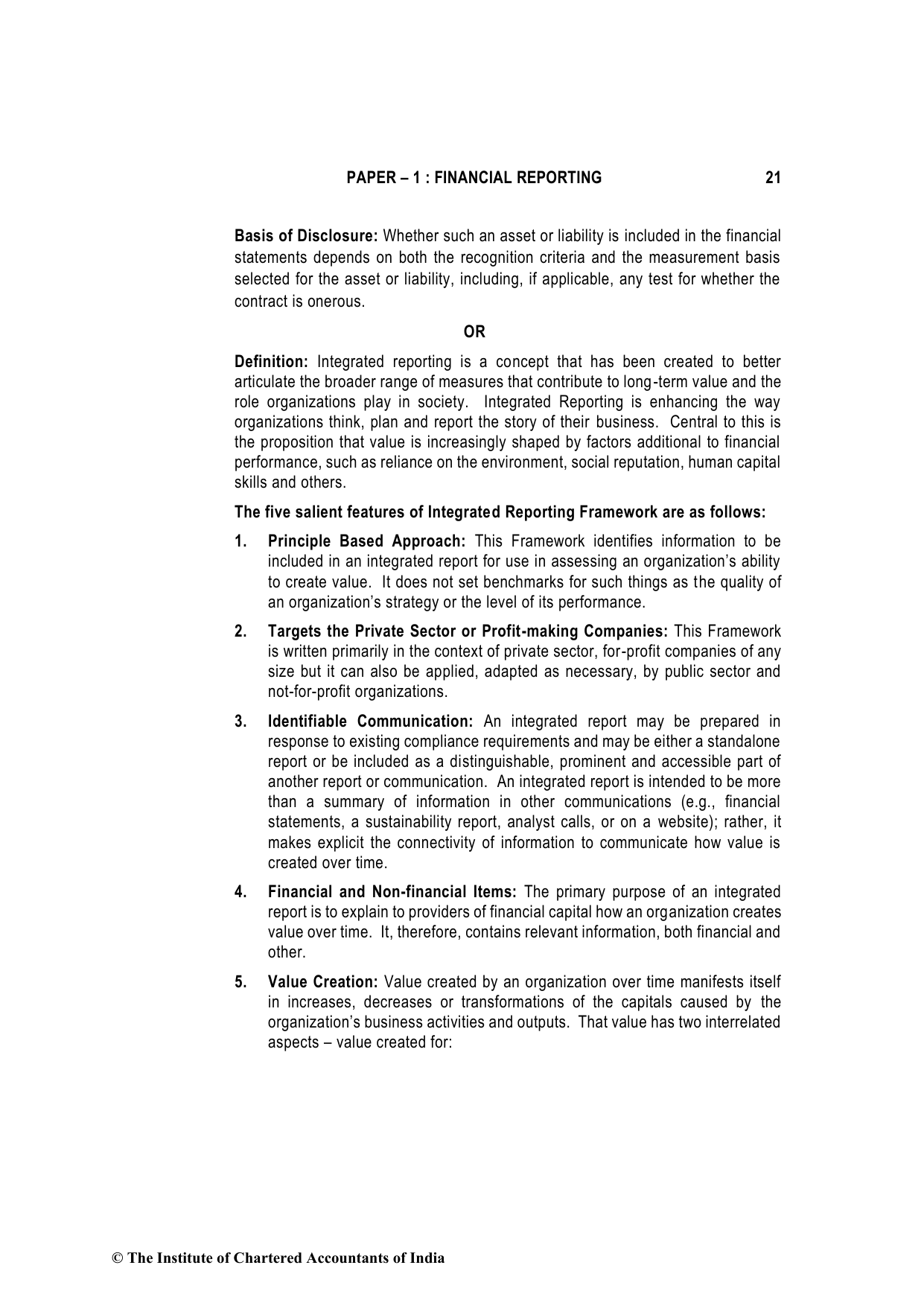 Financial Reporting May 2022, question page 21