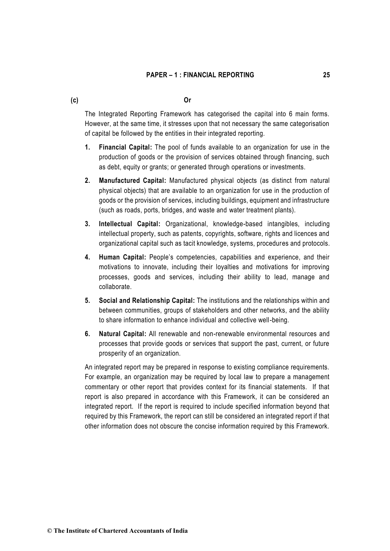 Financial Reporting November 2022, question page 25