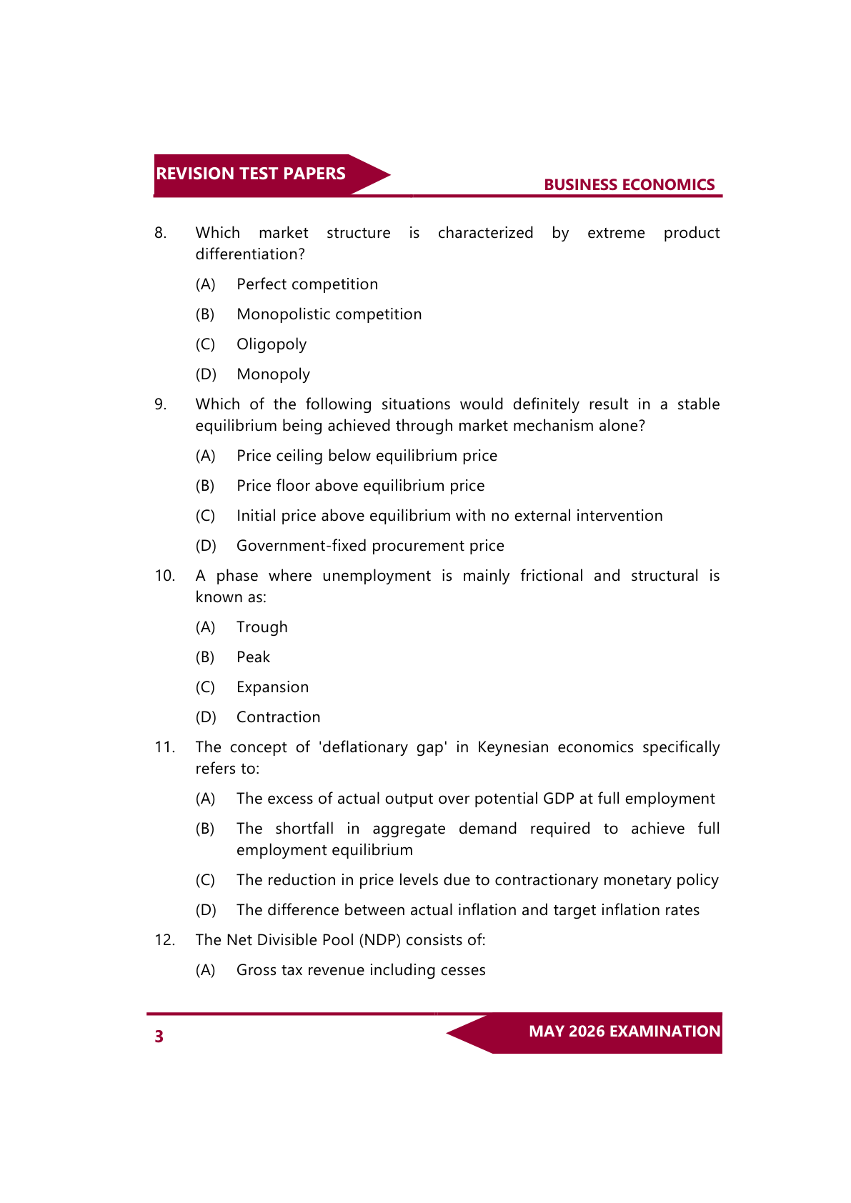 CA Foundation Business Economics and Business and Commercial Knowledge ...