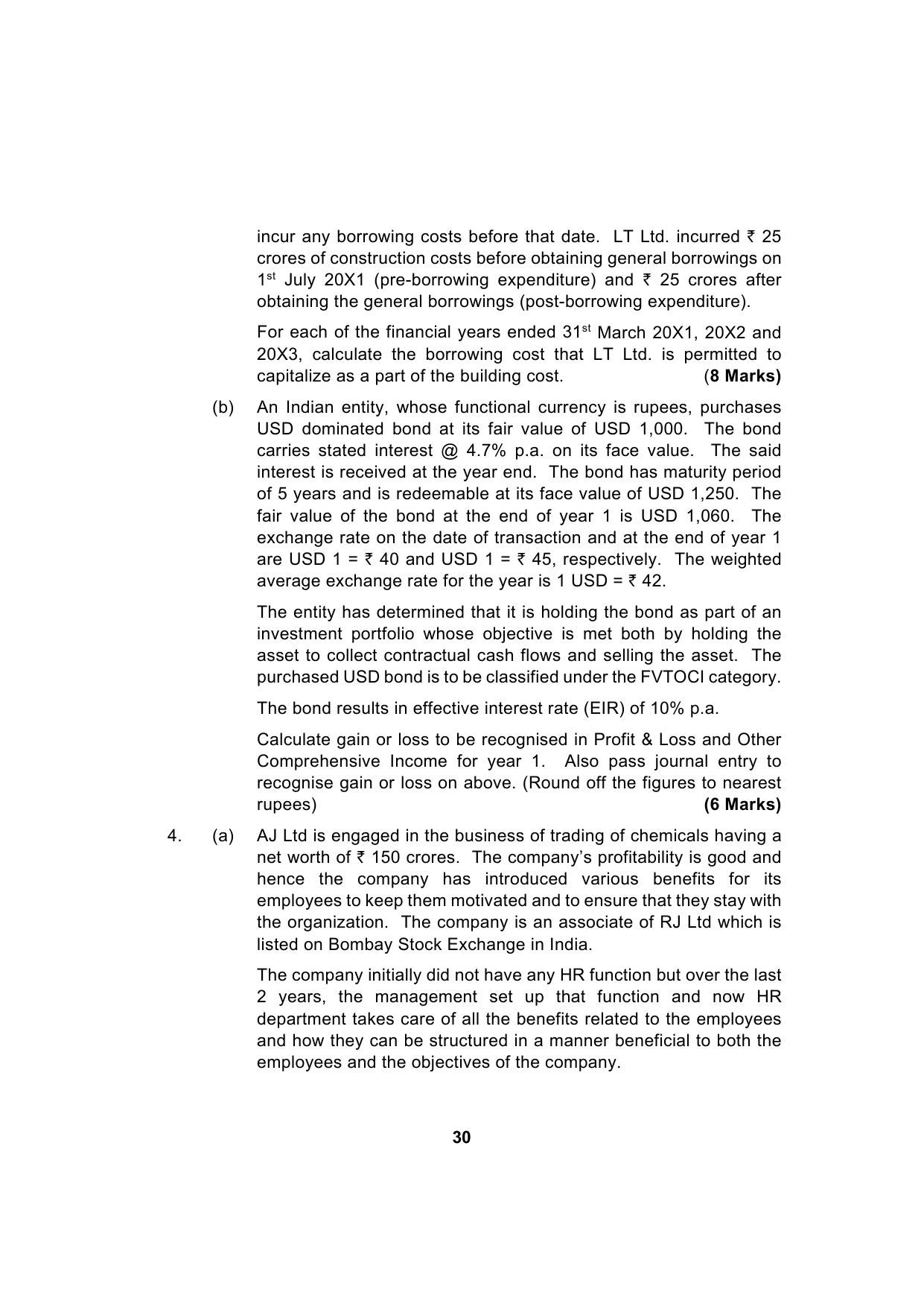 Paper 1: Financial Reporting — Model Test Paper 2, question page 12