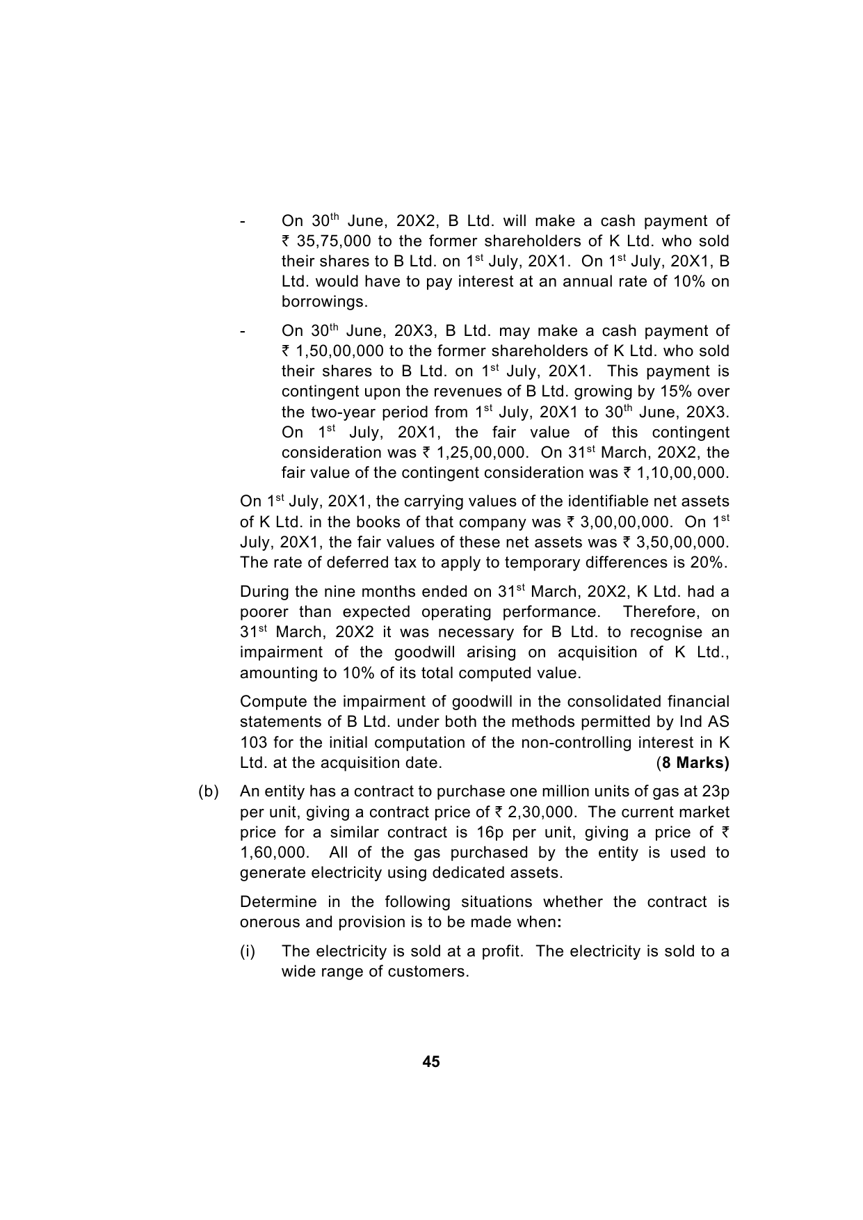 Paper 1: Financial Reporting — Model Test Paper 3, question page 11