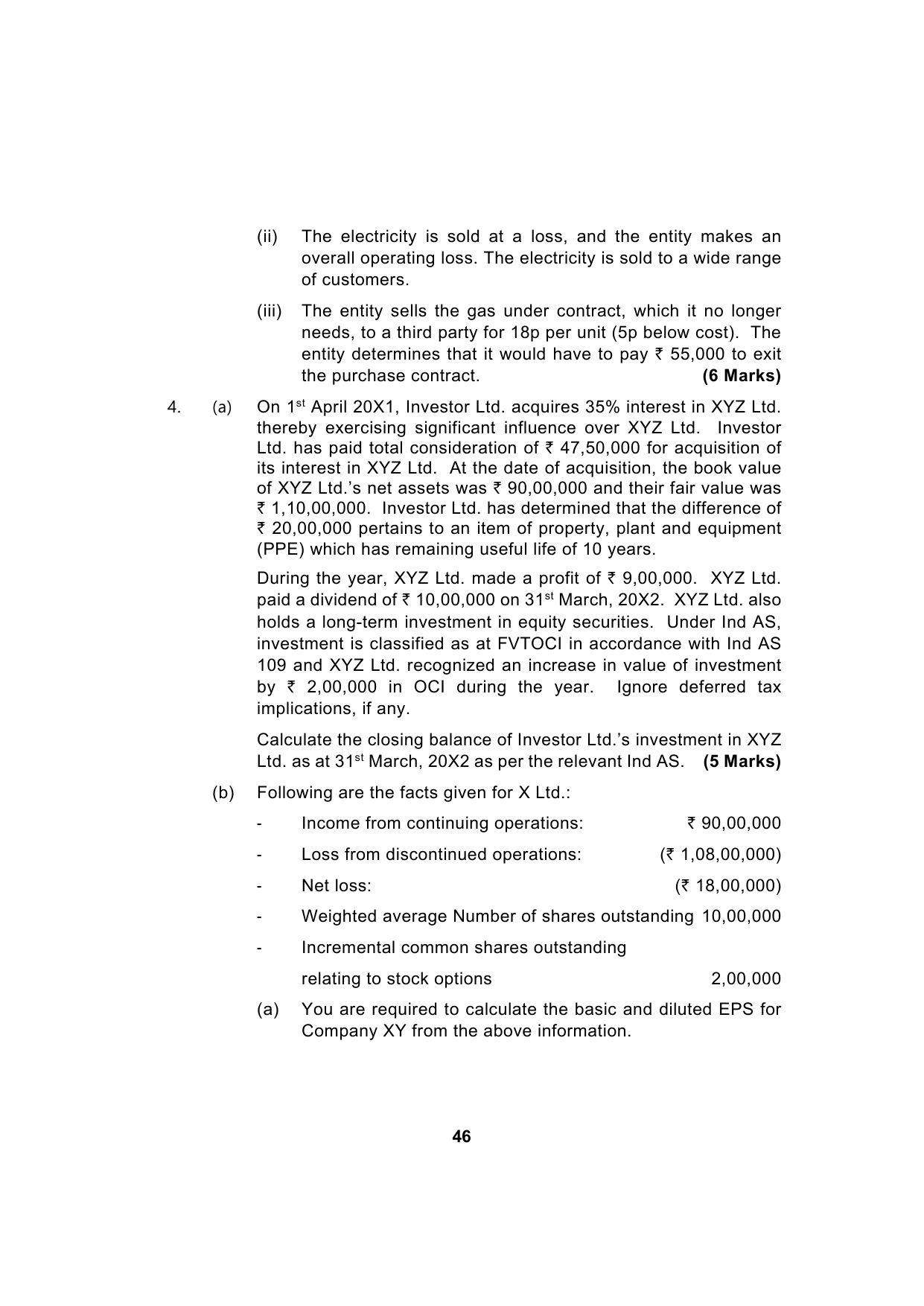 Paper 1: Financial Reporting — Model Test Paper 3, question page 12