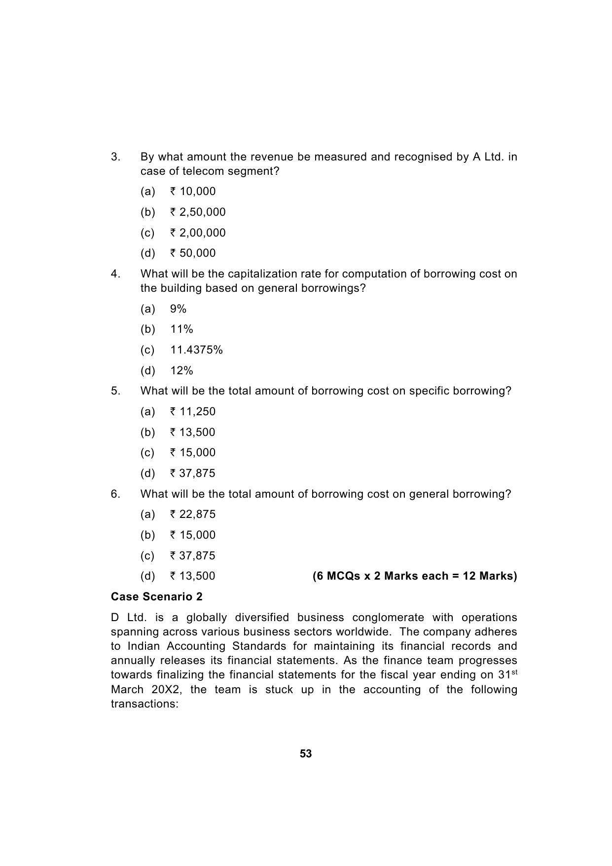 Paper 1: Financial Reporting — Model Test Paper 4, question page 3
