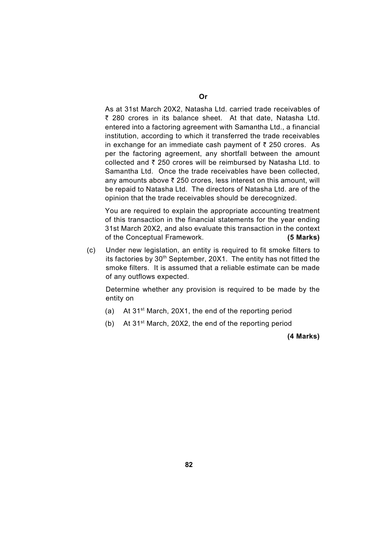 Paper 1: Financial Reporting — Model Test Paper 5, question page 15
