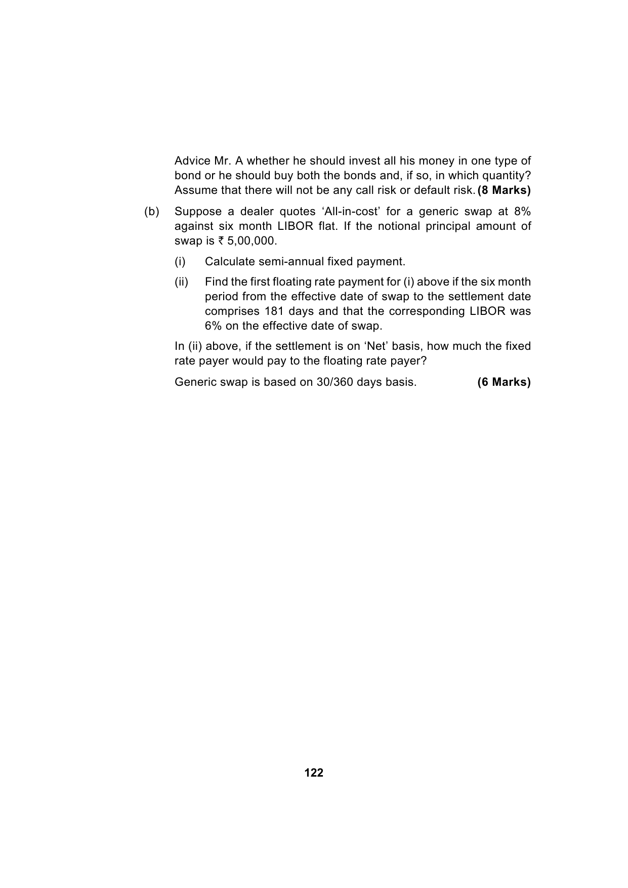Paper 2: Advanced Financial Management — Model Test Paper 2, question page 11