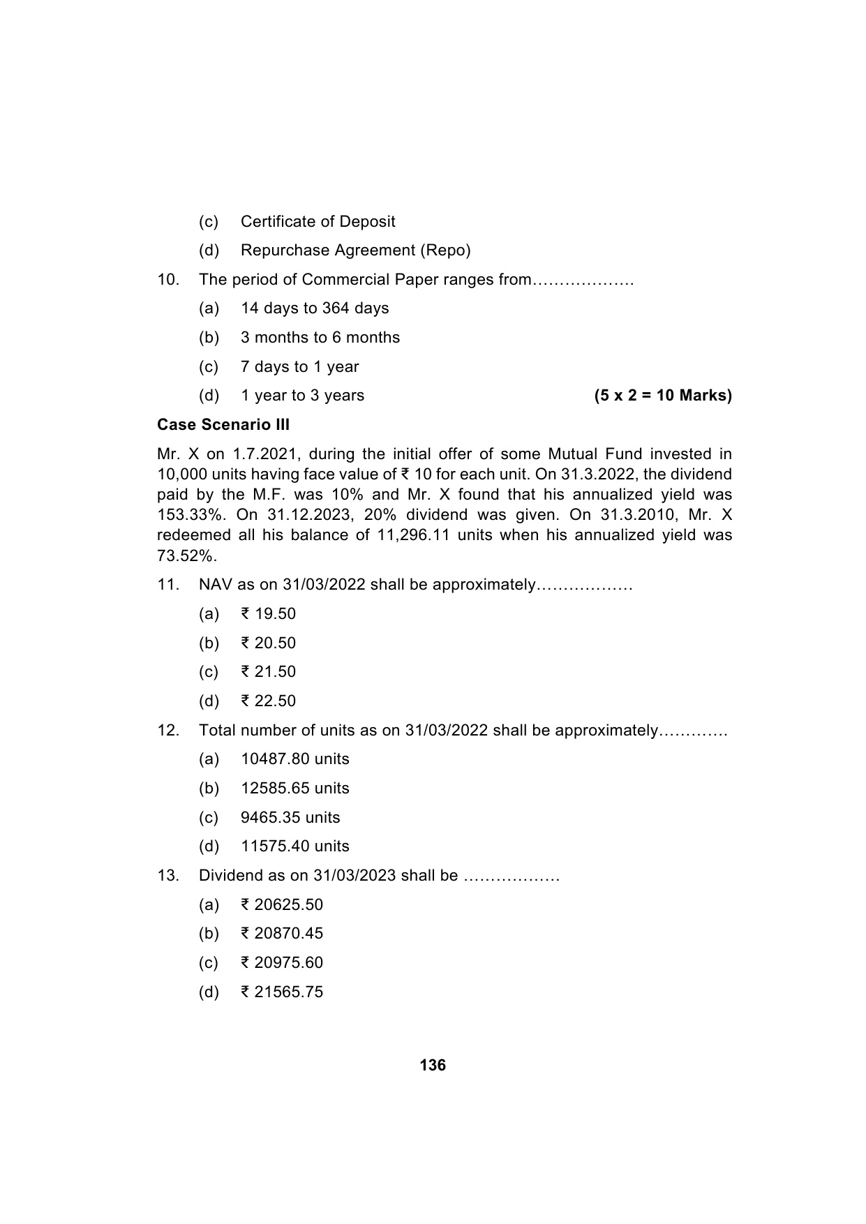 Paper 2: Advanced Financial Management — Model Test Paper 4, question page 4