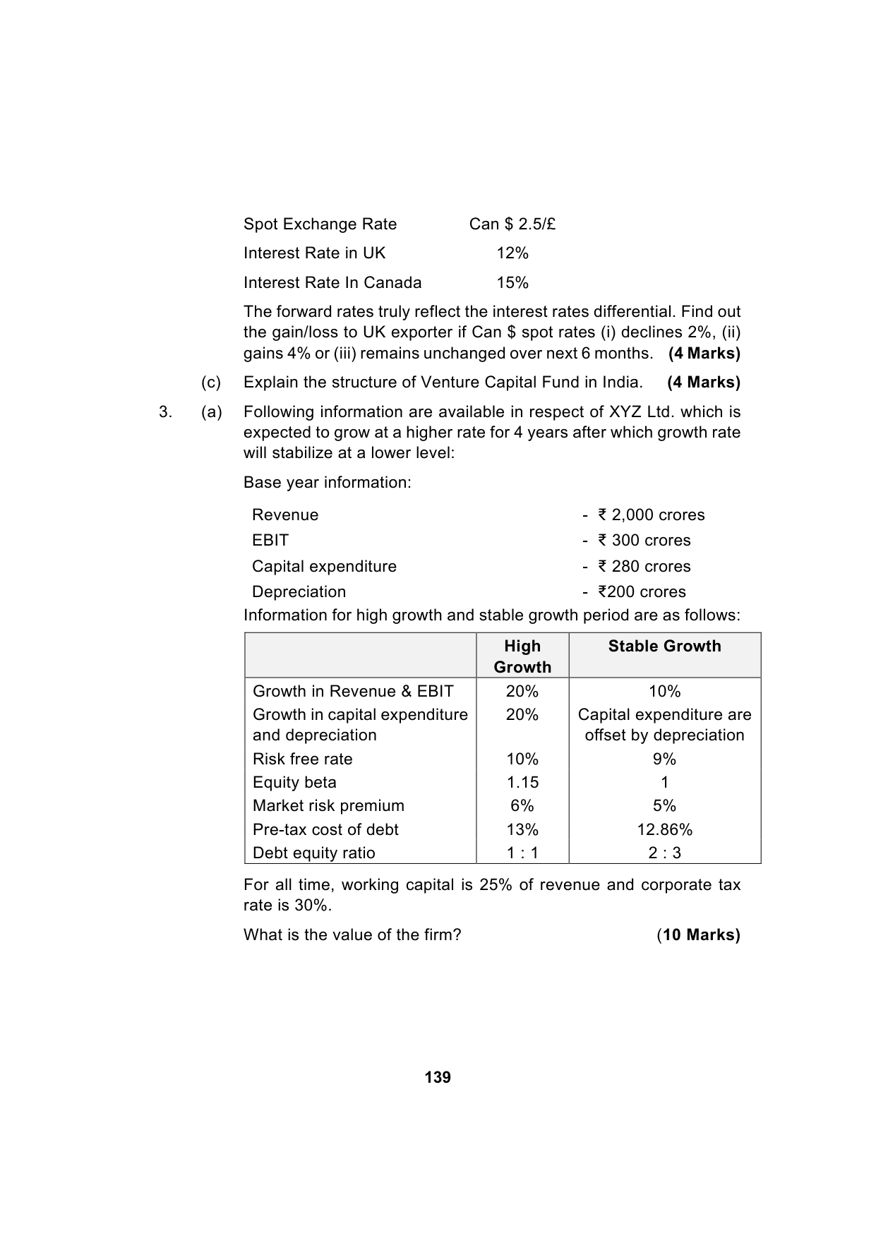 Paper 2: Advanced Financial Management — Model Test Paper 4, question page 7