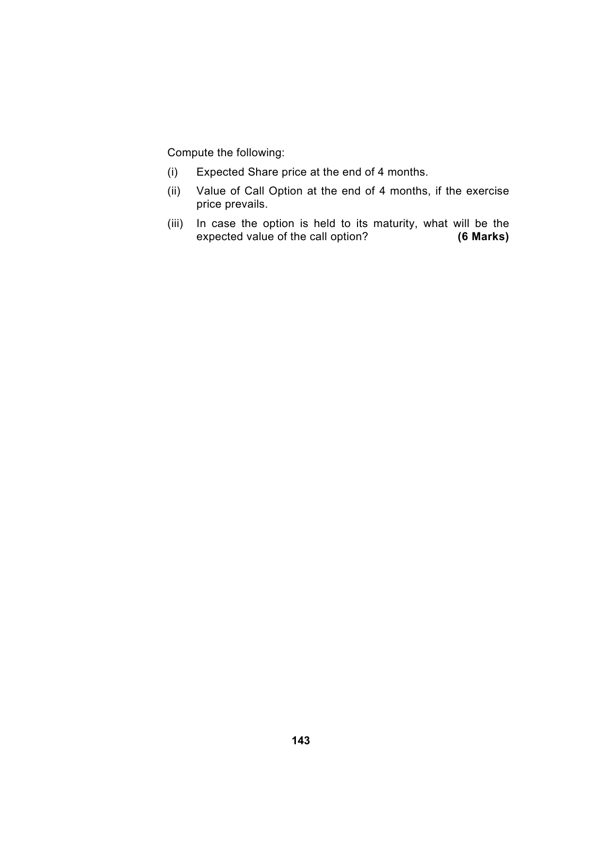 Paper 2: Advanced Financial Management — Model Test Paper 4, question page 11