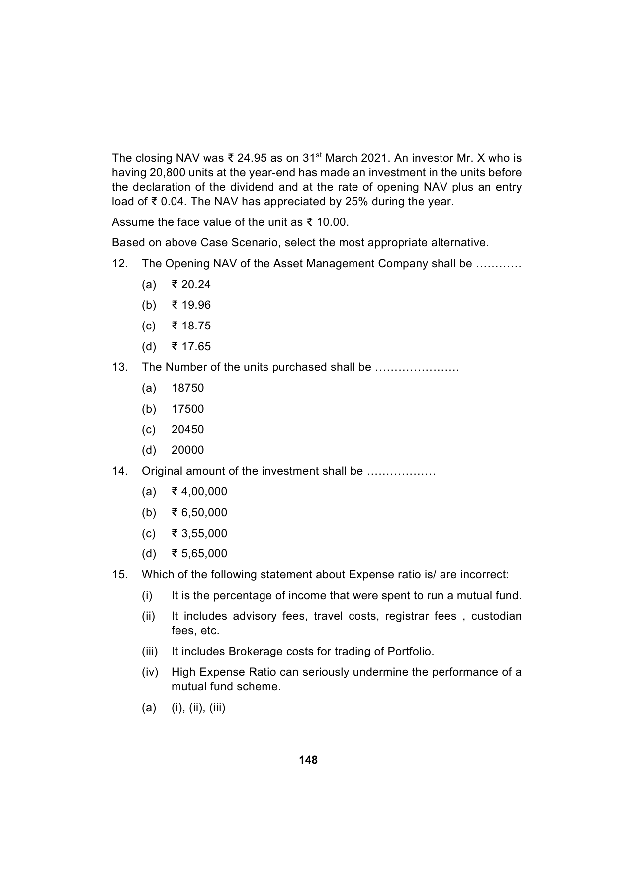 Paper 2: Advanced Financial Management — Model Test Paper 5, question page 5