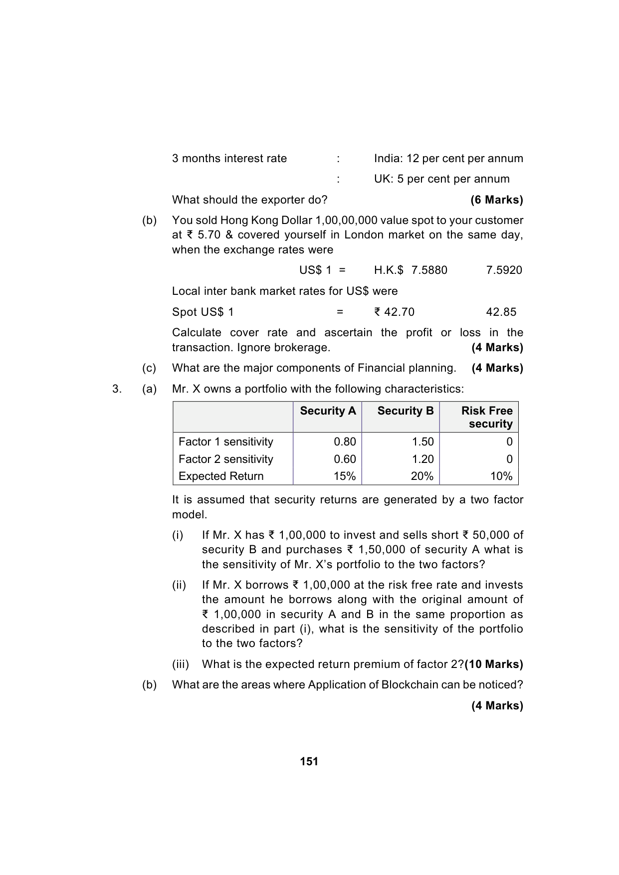 Paper 2: Advanced Financial Management — Model Test Paper 5, question page 8