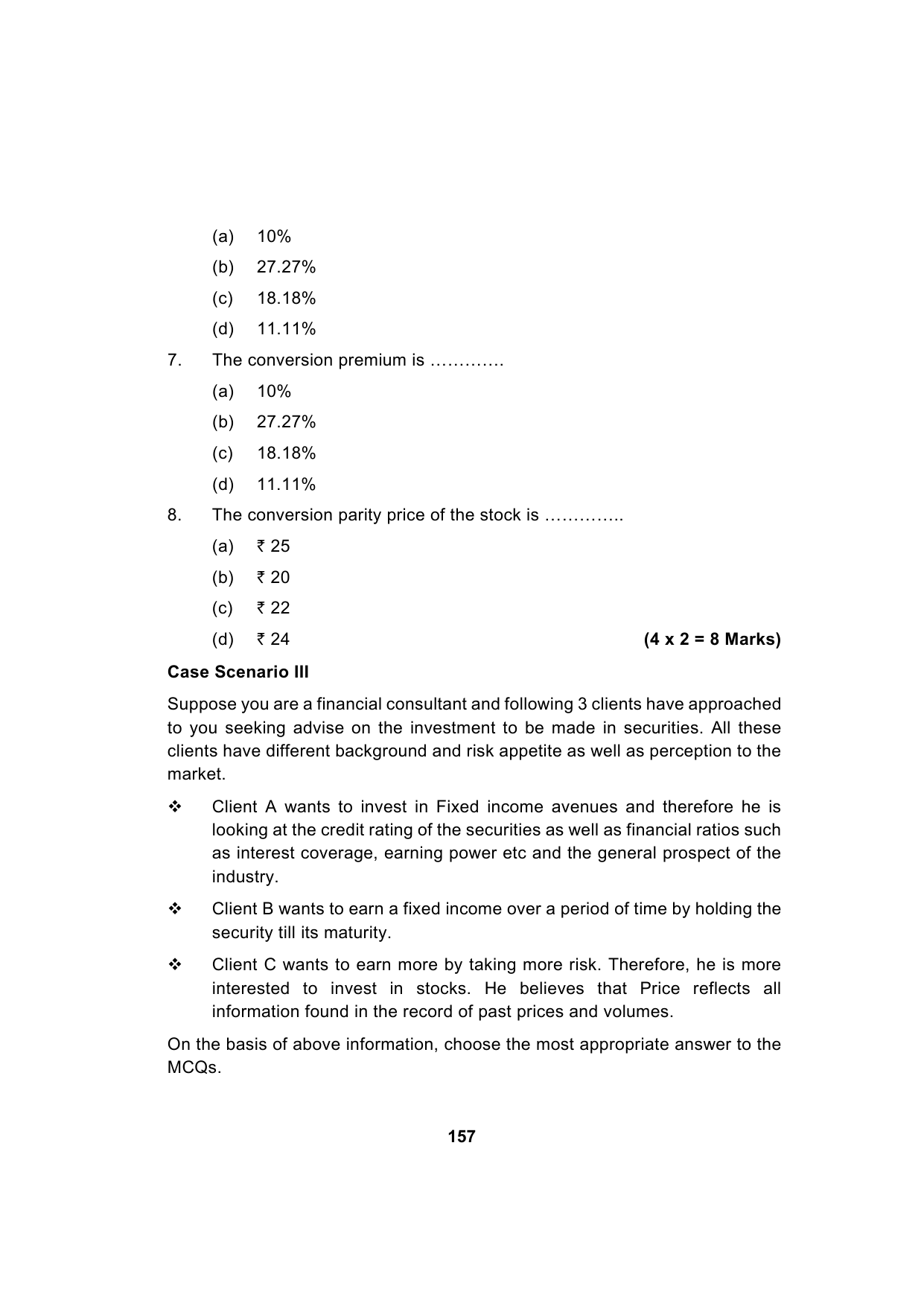 Paper 2: Advanced Financial Management — Model Test Paper 6, question page 3