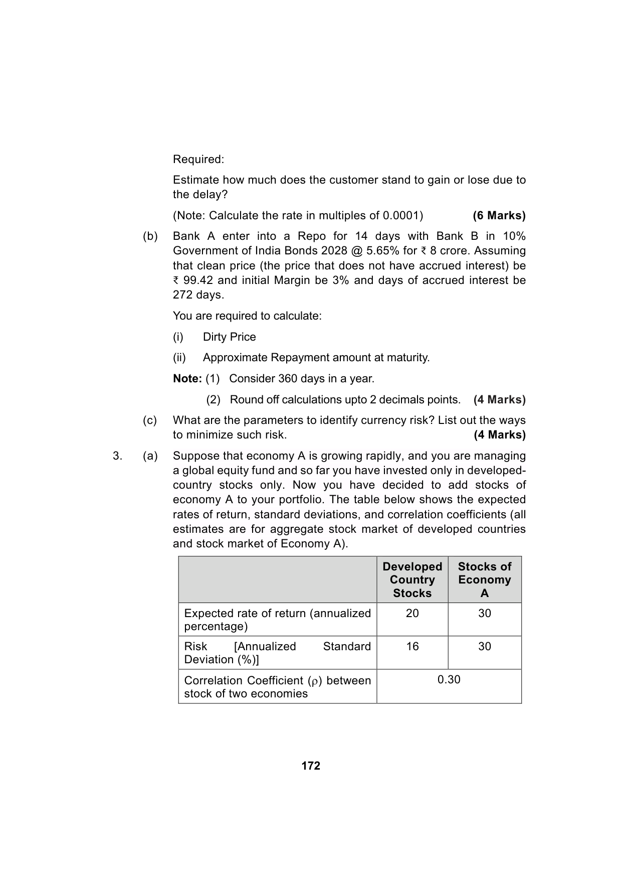 Paper 2: Advanced Financial Management — Model Test Paper 7, question page 7