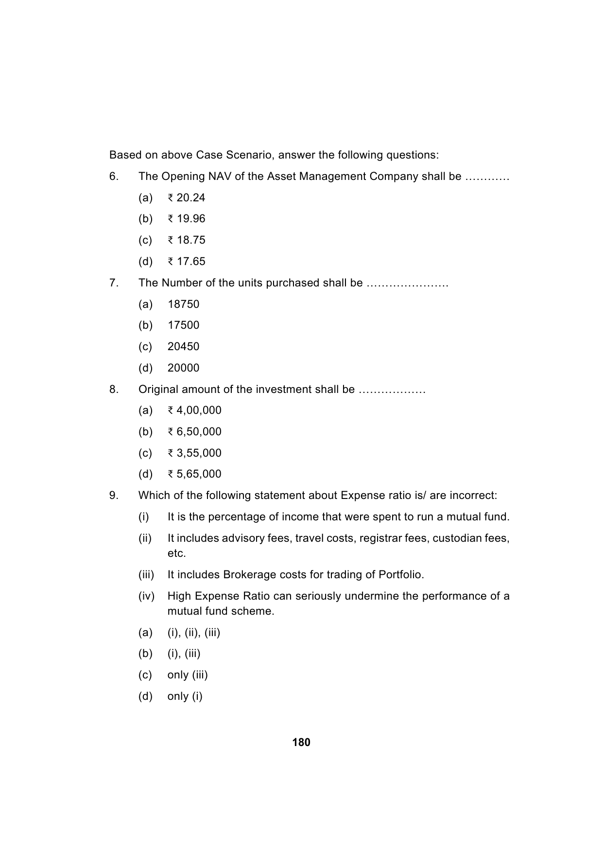 Paper 2: Advanced Financial Management — Model Test Paper 8, question page 3