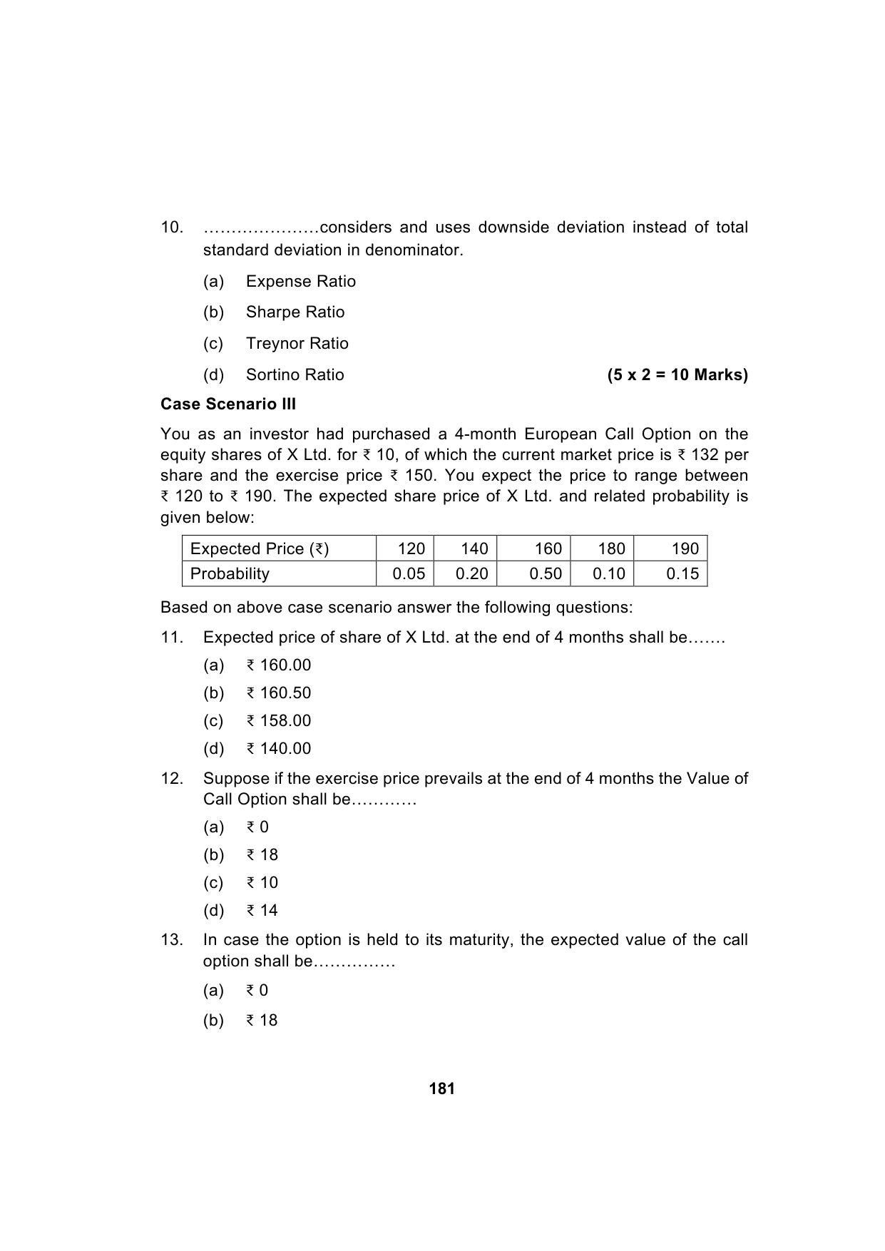 Paper 2: Advanced Financial Management — Model Test Paper 8, question page 4