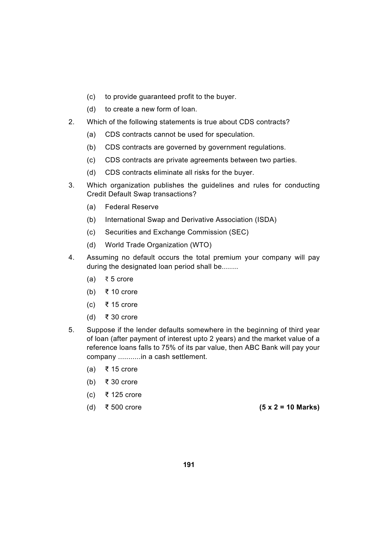 Paper 2: Advanced Financial Management — Model Test Paper 9, question page 2