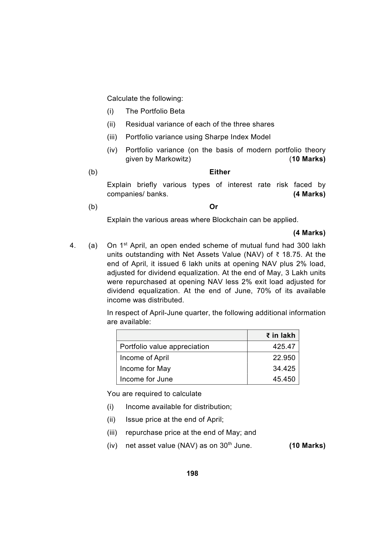 Paper 2: Advanced Financial Management — Model Test Paper 9, question page 9