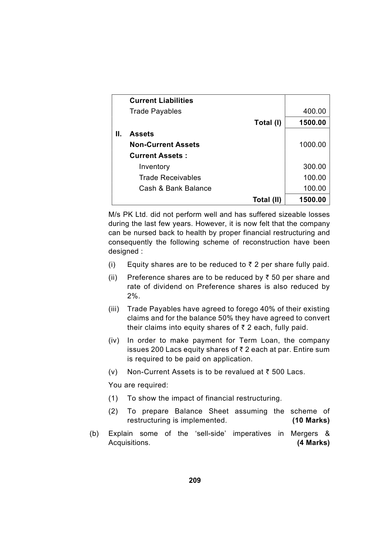 Paper 2: Advanced Financial Management — Model Test Paper 10, question page 8