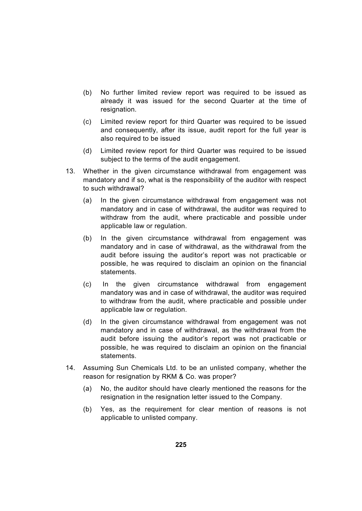 Paper 3: Advanced Auditing, Assurance and Professional Ethics — Model Test Paper 1, question page 11