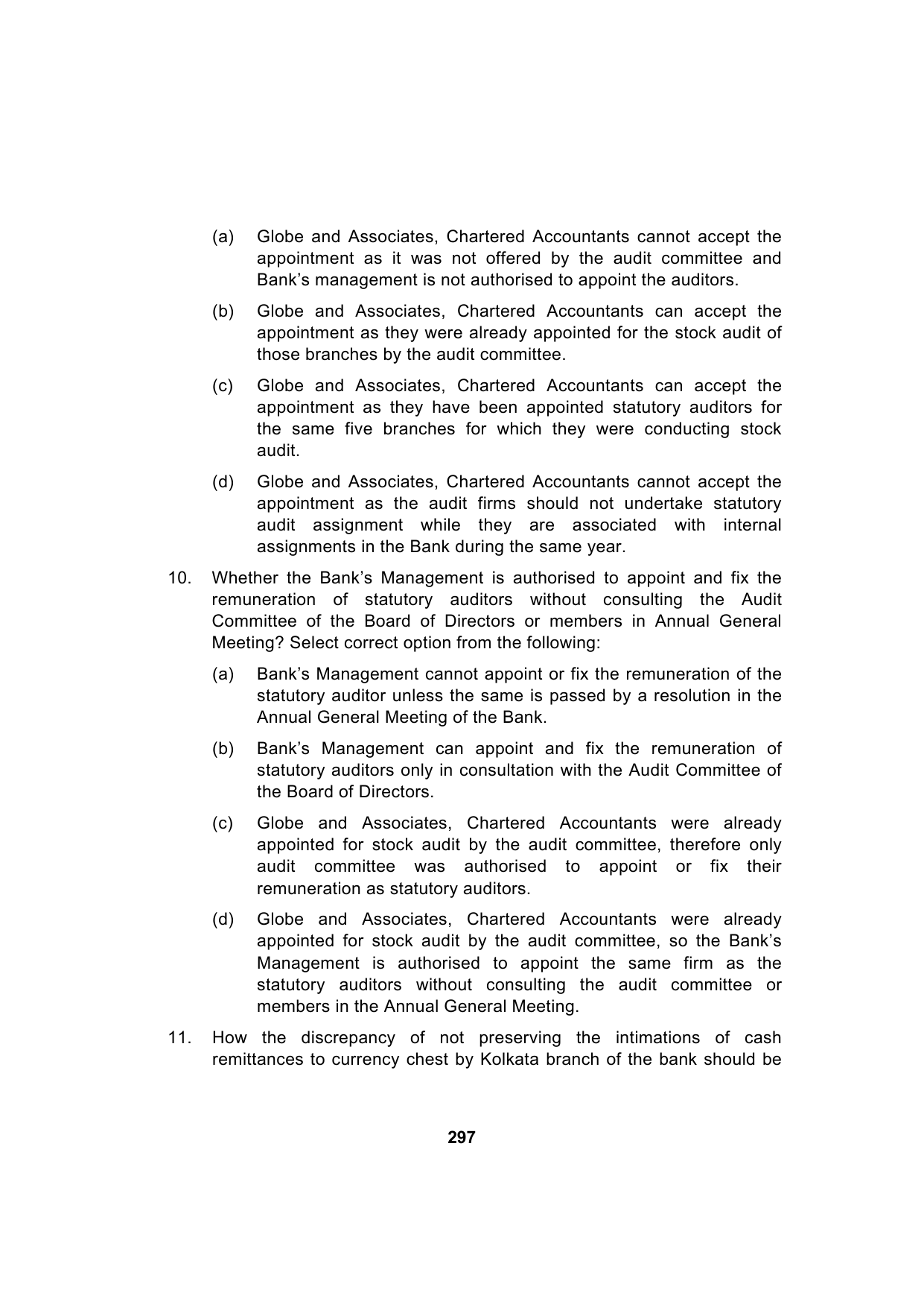 Paper 3: Advanced Auditing, Assurance and Professional Ethics — Model Test Paper 5, question page 8