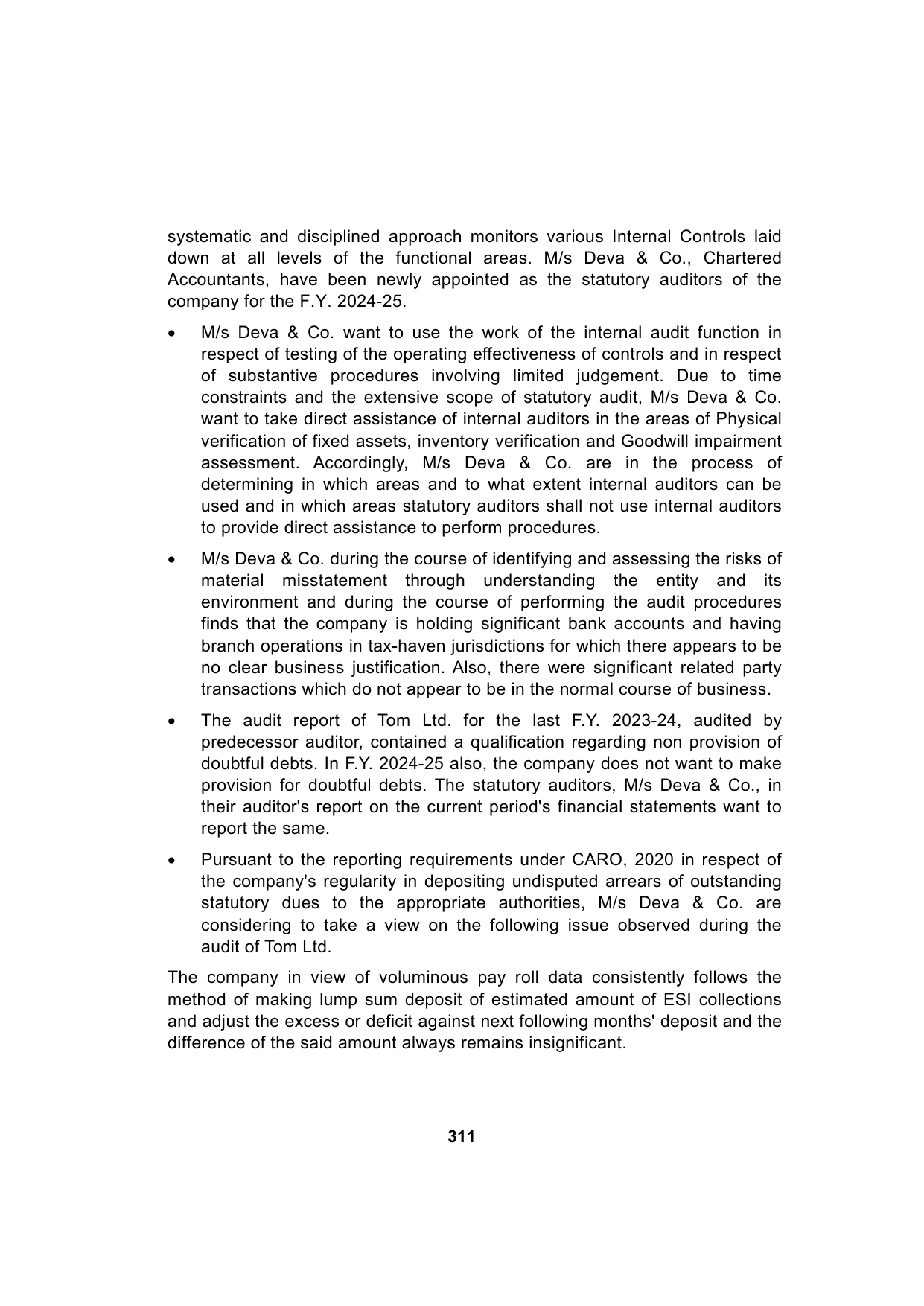 Paper 3: Advanced Auditing, Assurance and Professional Ethics — Model Test Paper 6, question page 4