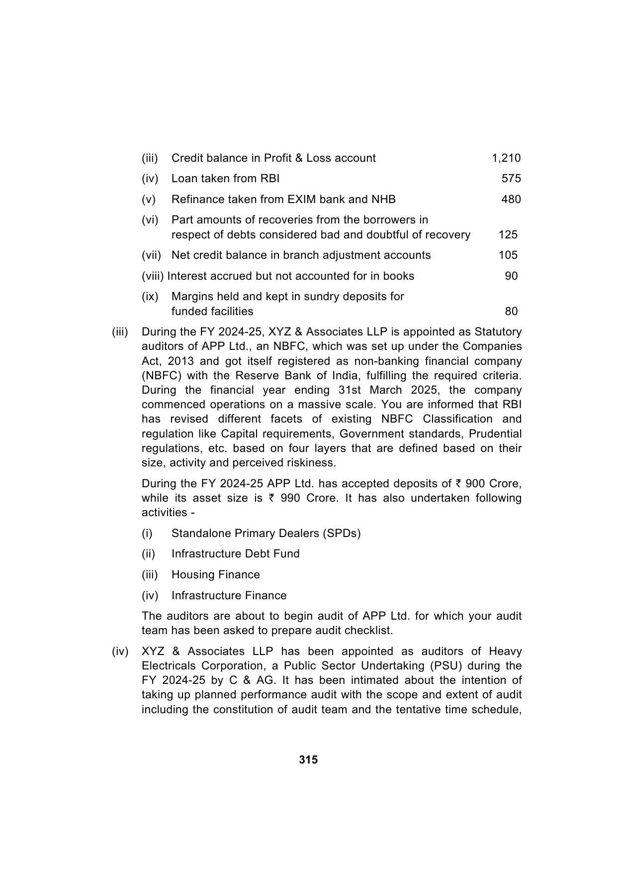Paper 3: Advanced Auditing, Assurance and Professional Ethics — Model Test Paper 6, question page 8