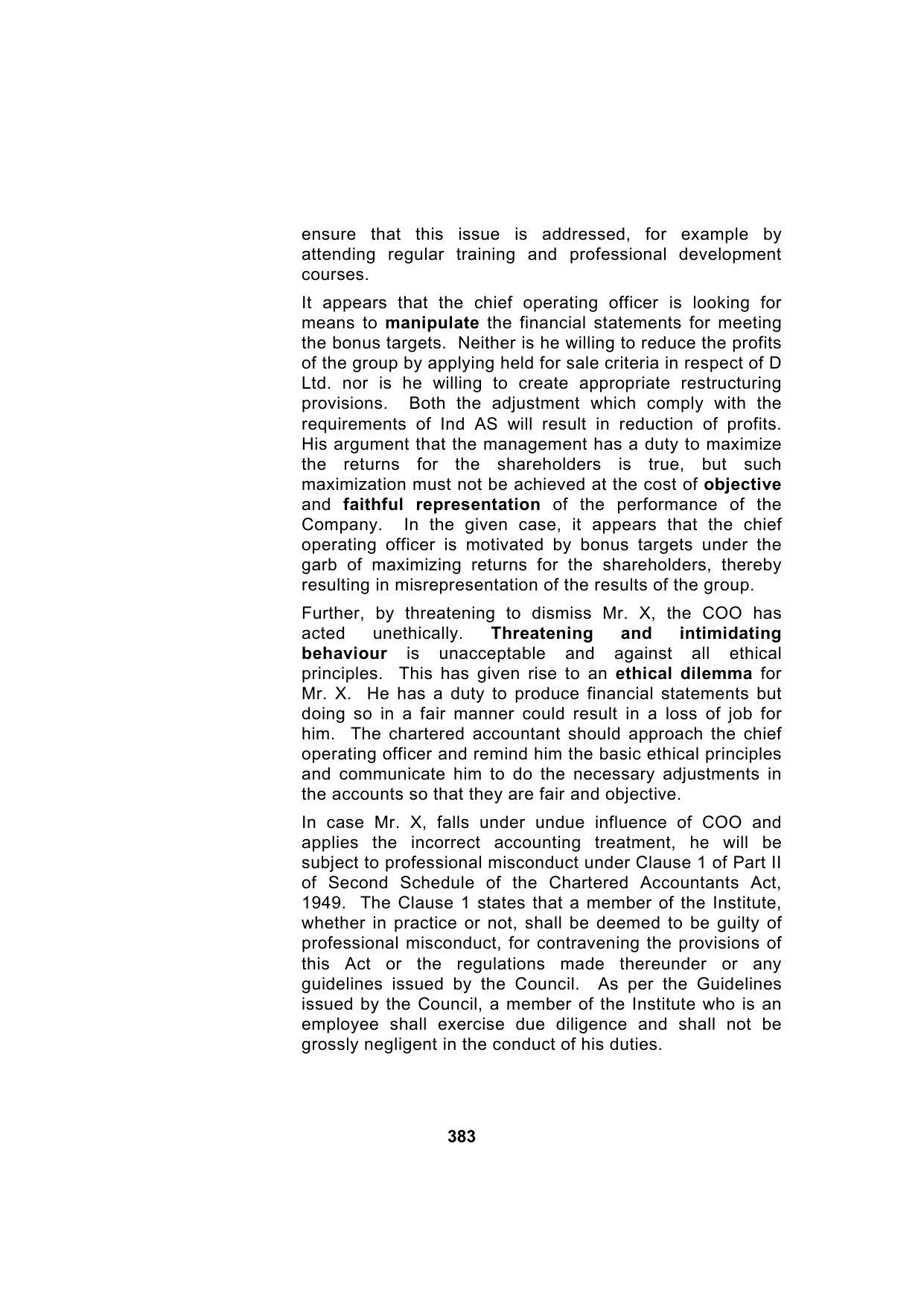 Paper 1: Financial Reporting — Model Test Paper 3, answer page 15