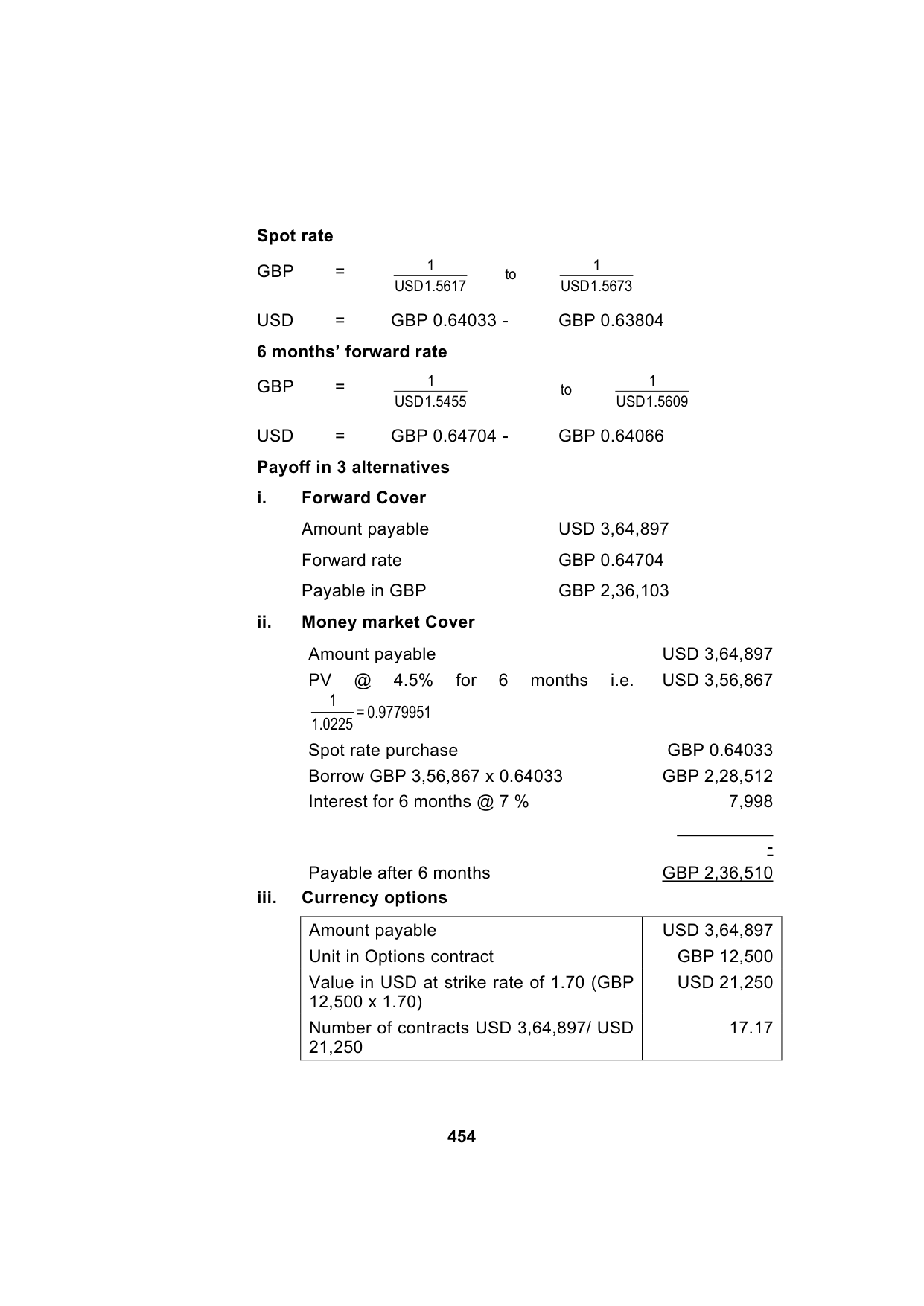Paper 2: Advanced Financial Management — Model Test Paper 1, answer page 4