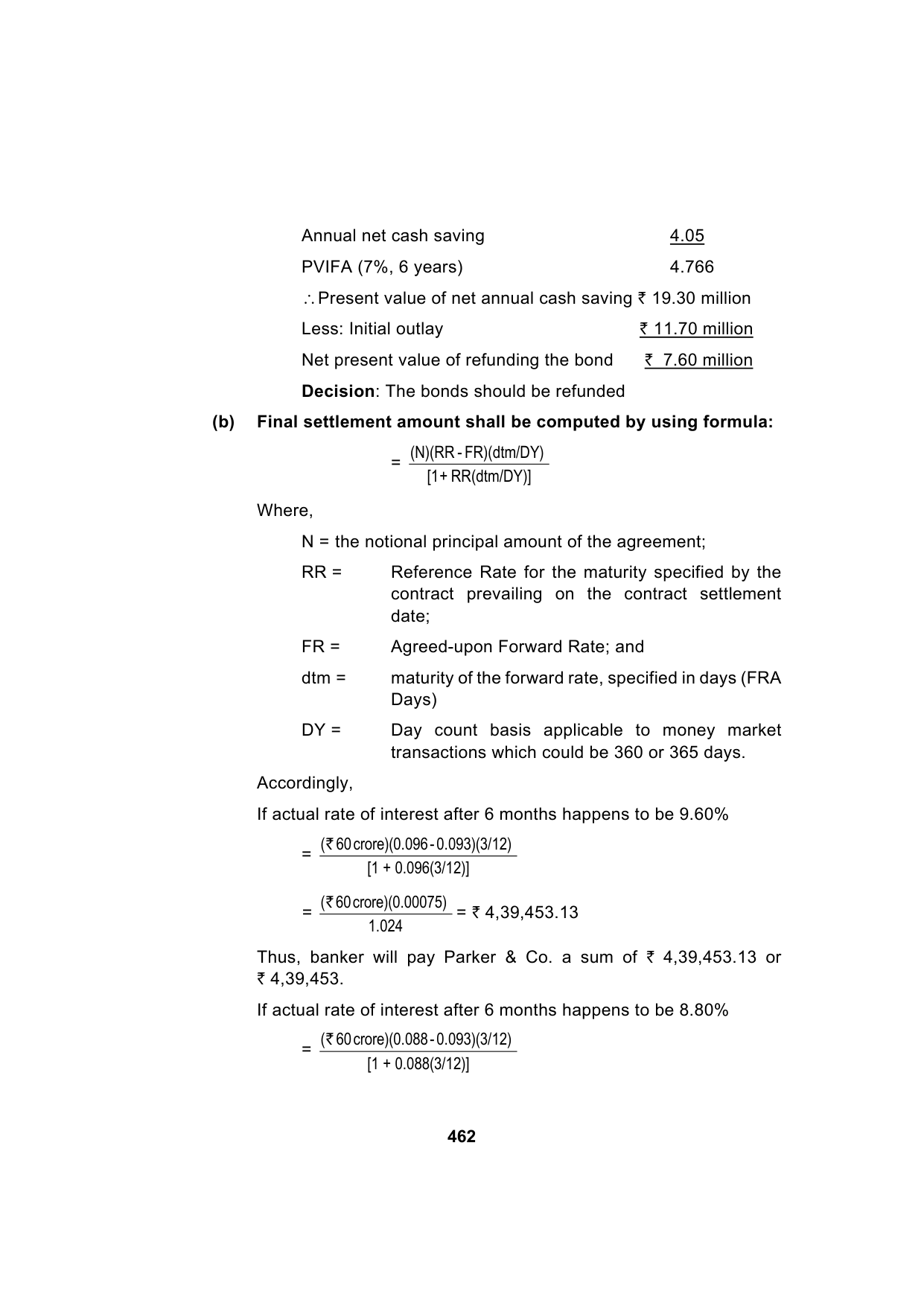Paper 2: Advanced Financial Management — Model Test Paper 1, answer page 12