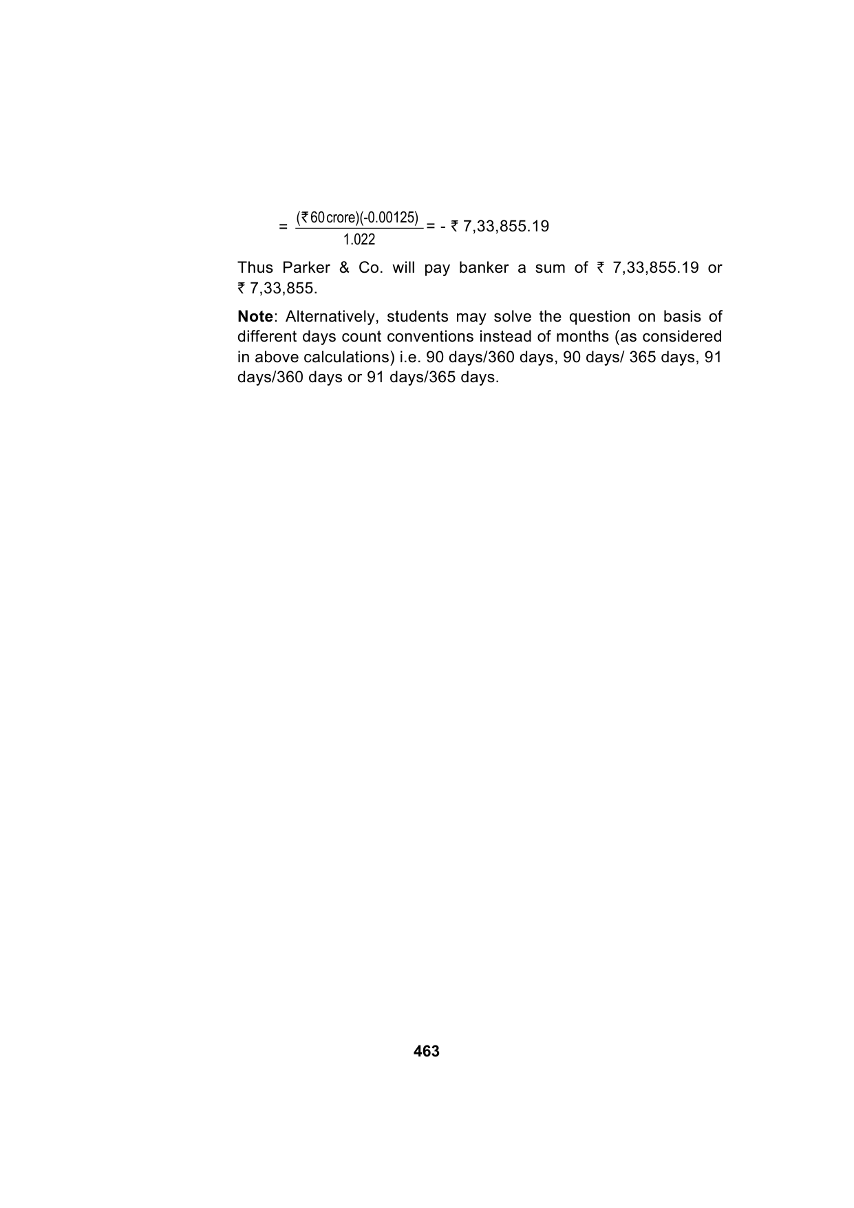Paper 2: Advanced Financial Management — Model Test Paper 1, answer page 13