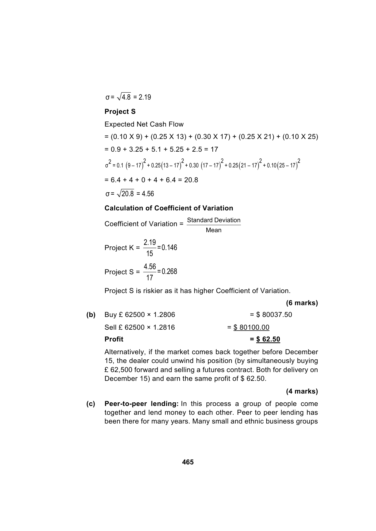 Paper 2: Advanced Financial Management — Model Test Paper 2, answer page 2