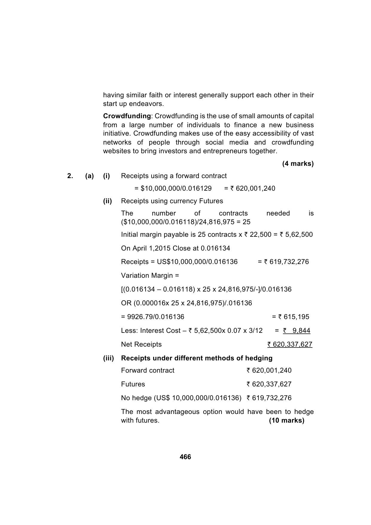Paper 2: Advanced Financial Management — Model Test Paper 2, answer page 3