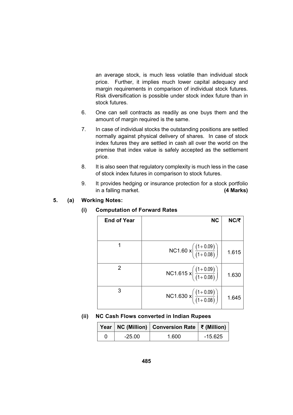 Paper 2: Advanced Financial Management — Model Test Paper 3, answer page 9