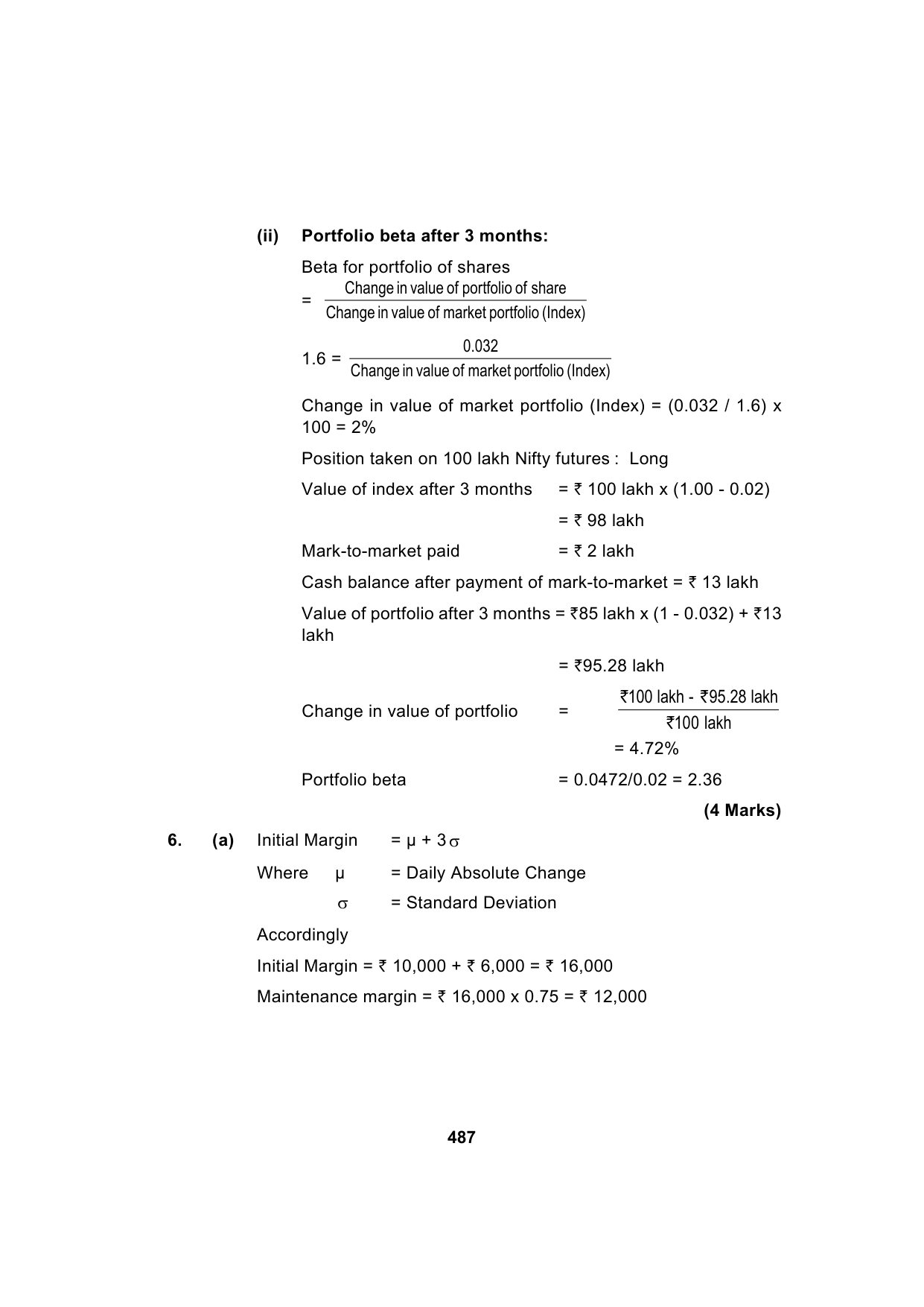 Paper 2: Advanced Financial Management — Model Test Paper 3, answer page 11