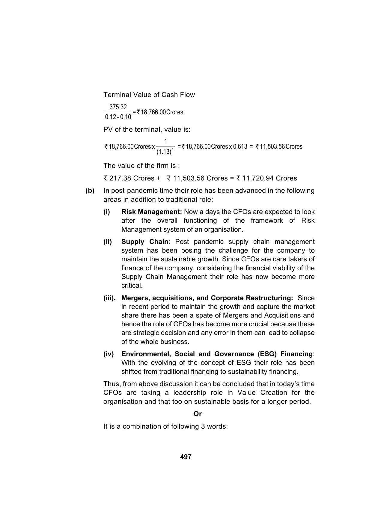 Paper 2: Advanced Financial Management — Model Test Paper 4, answer page 8