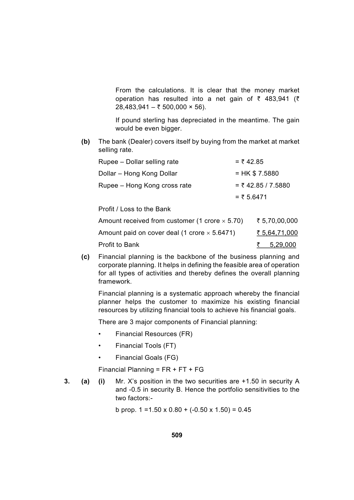 Paper 2: Advanced Financial Management — Model Test Paper 5, answer page 5