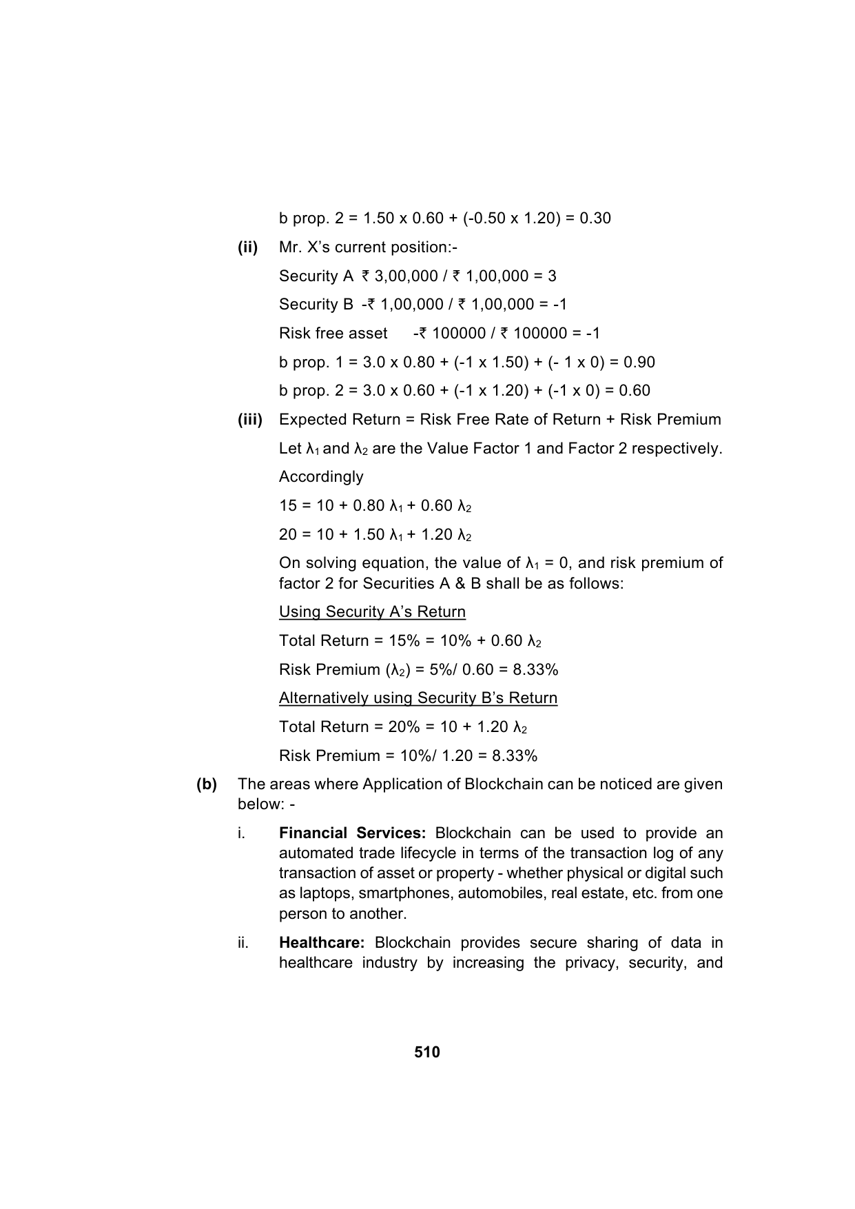 Paper 2: Advanced Financial Management — Model Test Paper 5, answer page 6