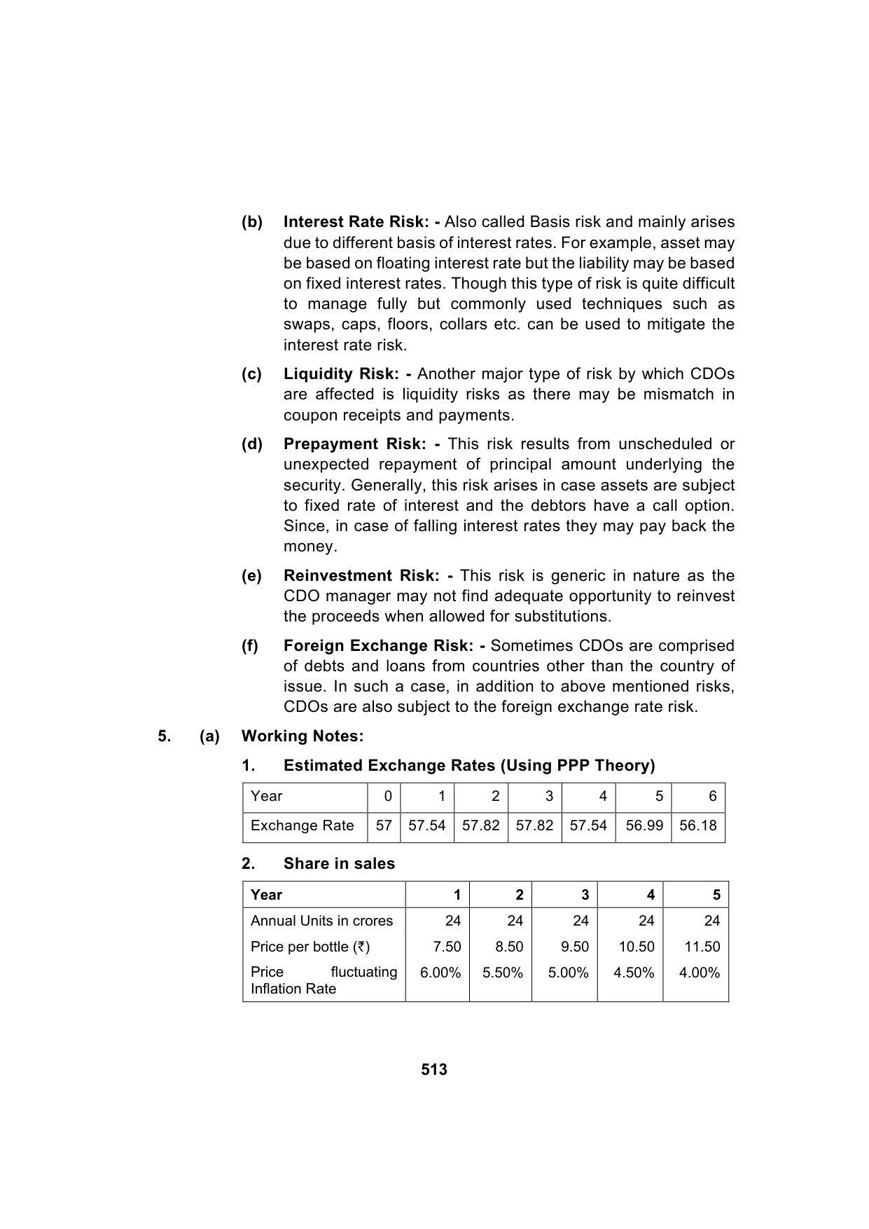 Paper 2: Advanced Financial Management — Model Test Paper 5, answer page 9