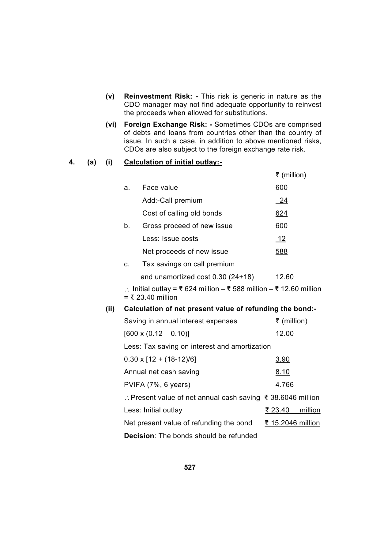 Paper 2: Advanced Financial Management — Model Test Paper 6, answer page 9