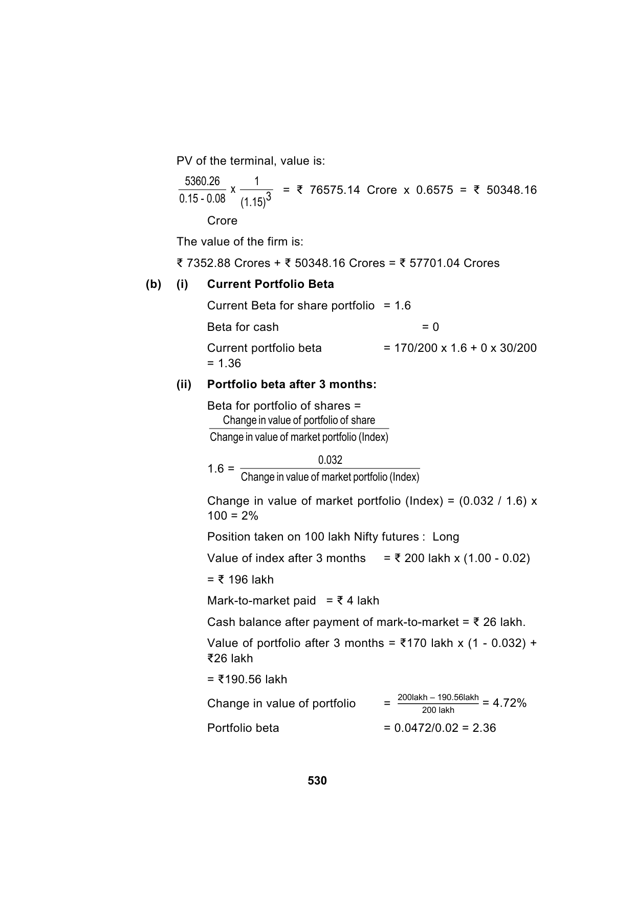 Paper 2: Advanced Financial Management — Model Test Paper 6, answer page 12