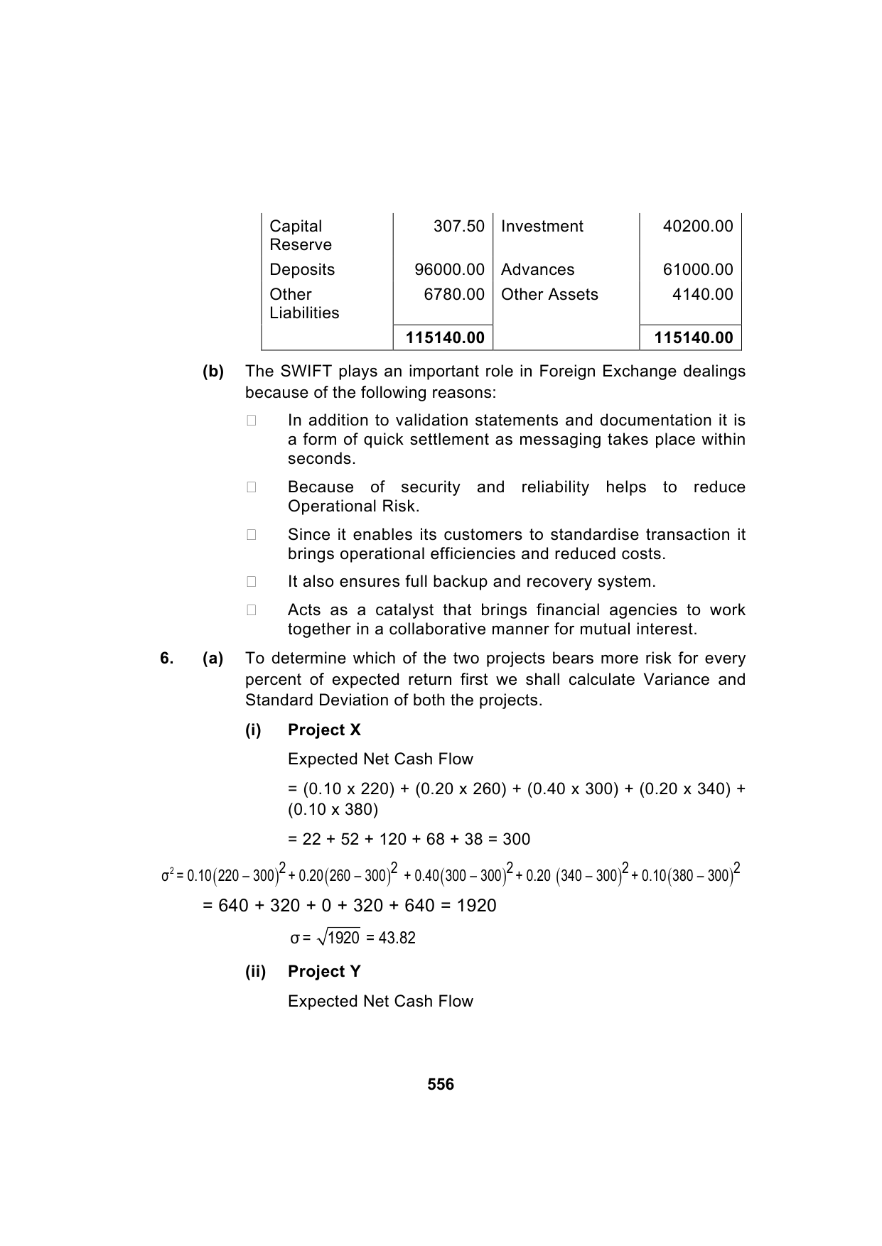 Paper 2: Advanced Financial Management — Model Test Paper 8, answer page 11