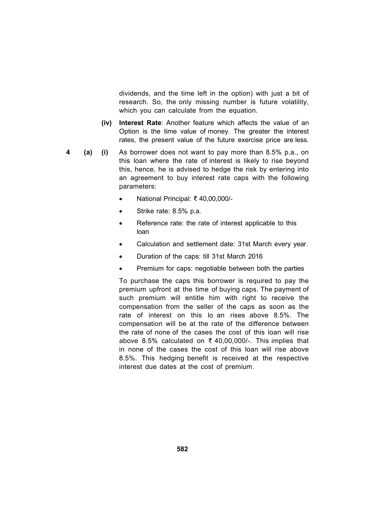 Paper 2: Advanced Financial Management — Model Test Paper 10, answer page 9