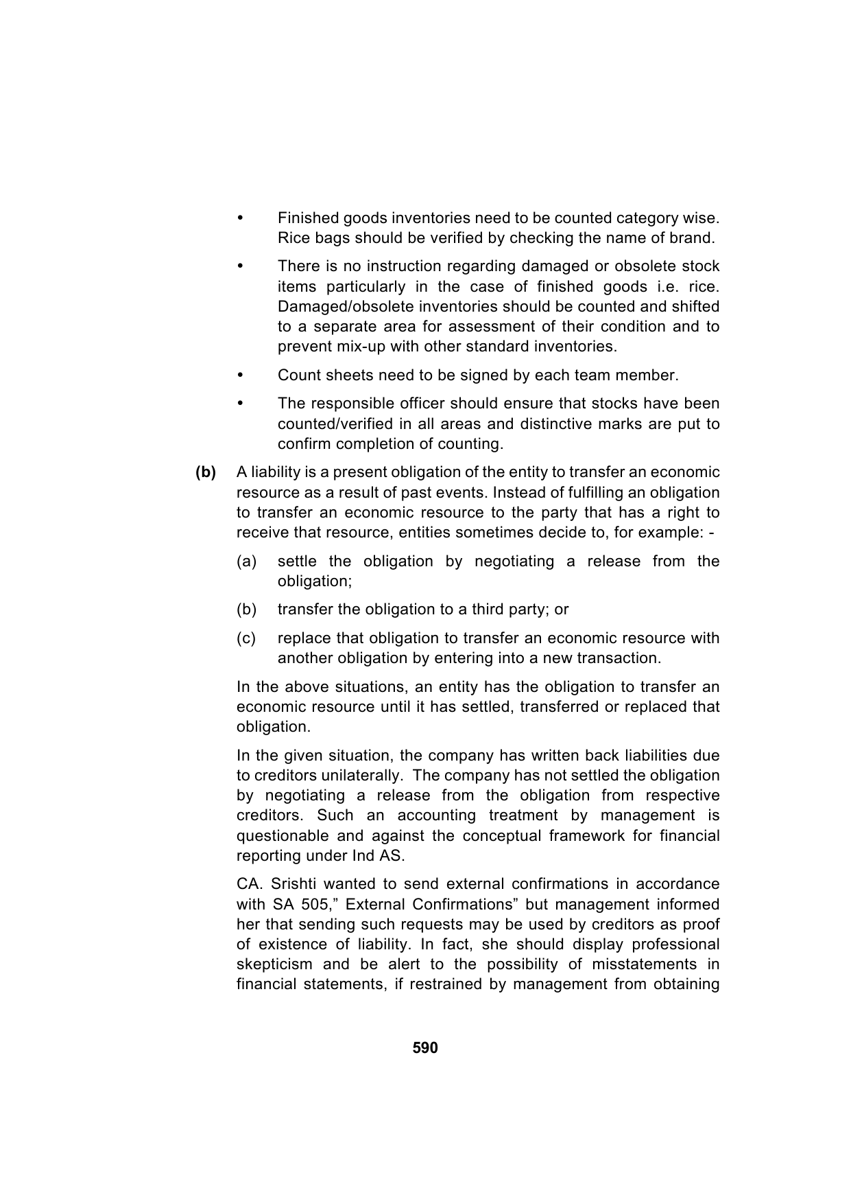 Paper 3: Advanced Auditing, Assurance and Professional Ethics — Model Test Paper 1, answer page 3