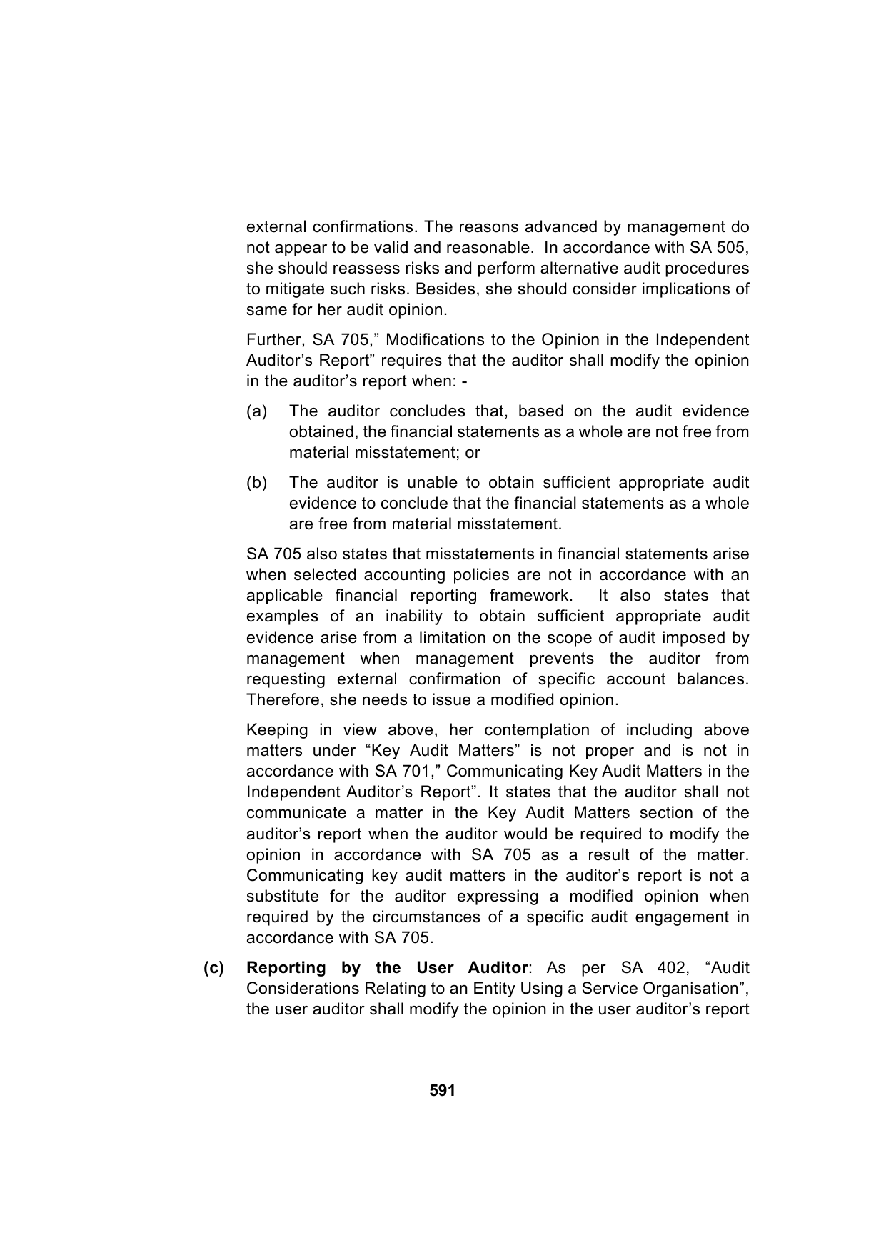 Paper 3: Advanced Auditing, Assurance and Professional Ethics — Model Test Paper 1, answer page 4