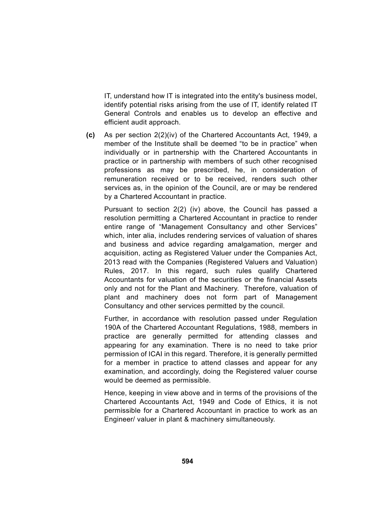 Paper 3: Advanced Auditing, Assurance and Professional Ethics — Model Test Paper 1, answer page 7