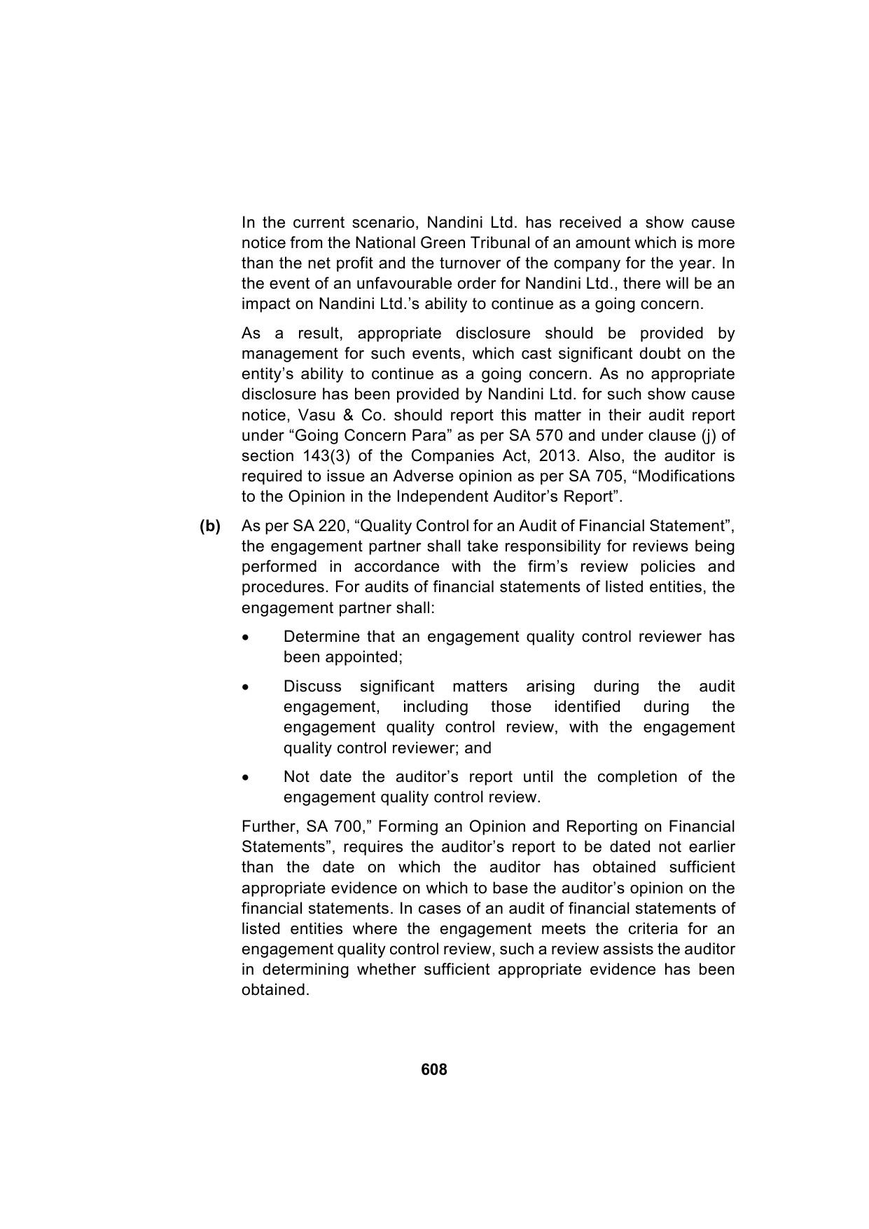 Paper 3: Advanced Auditing, Assurance and Professional Ethics — Model Test Paper 2, answer page 3