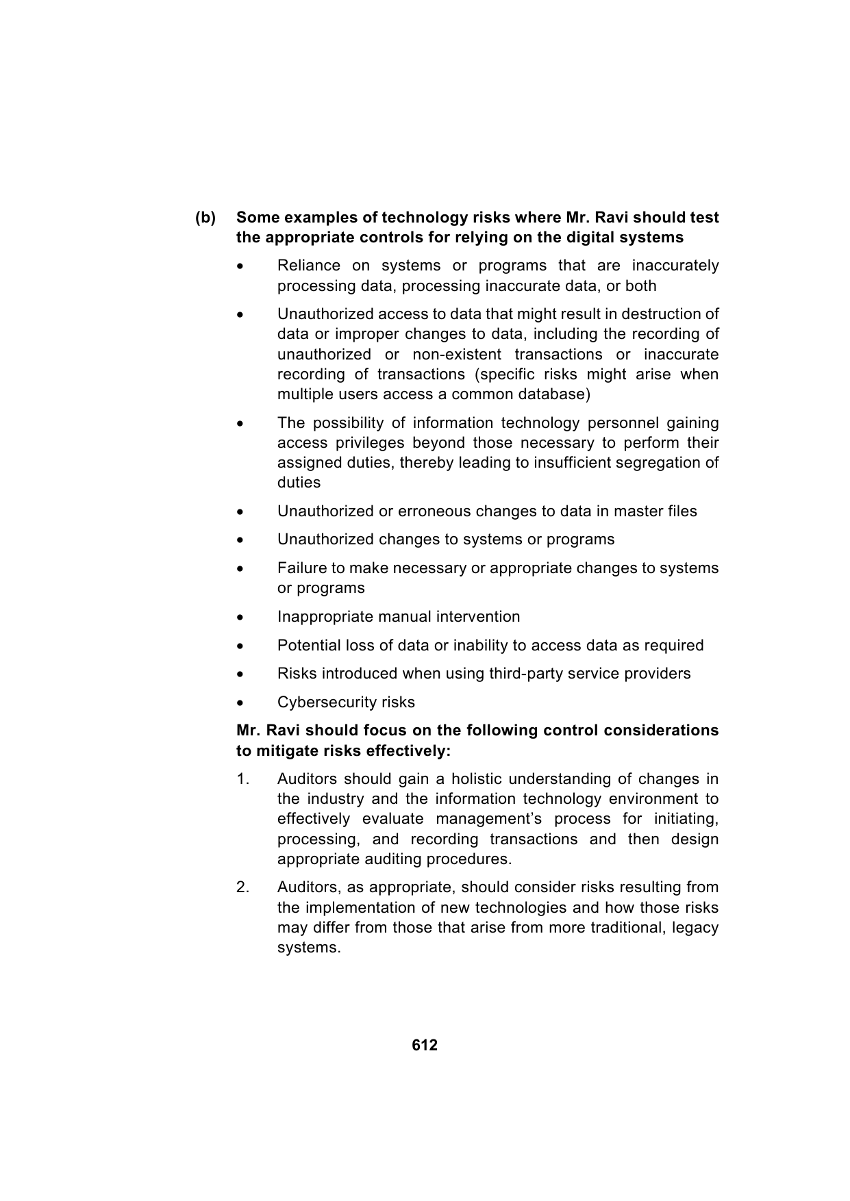 Paper 3: Advanced Auditing, Assurance and Professional Ethics — Model Test Paper 2, answer page 7