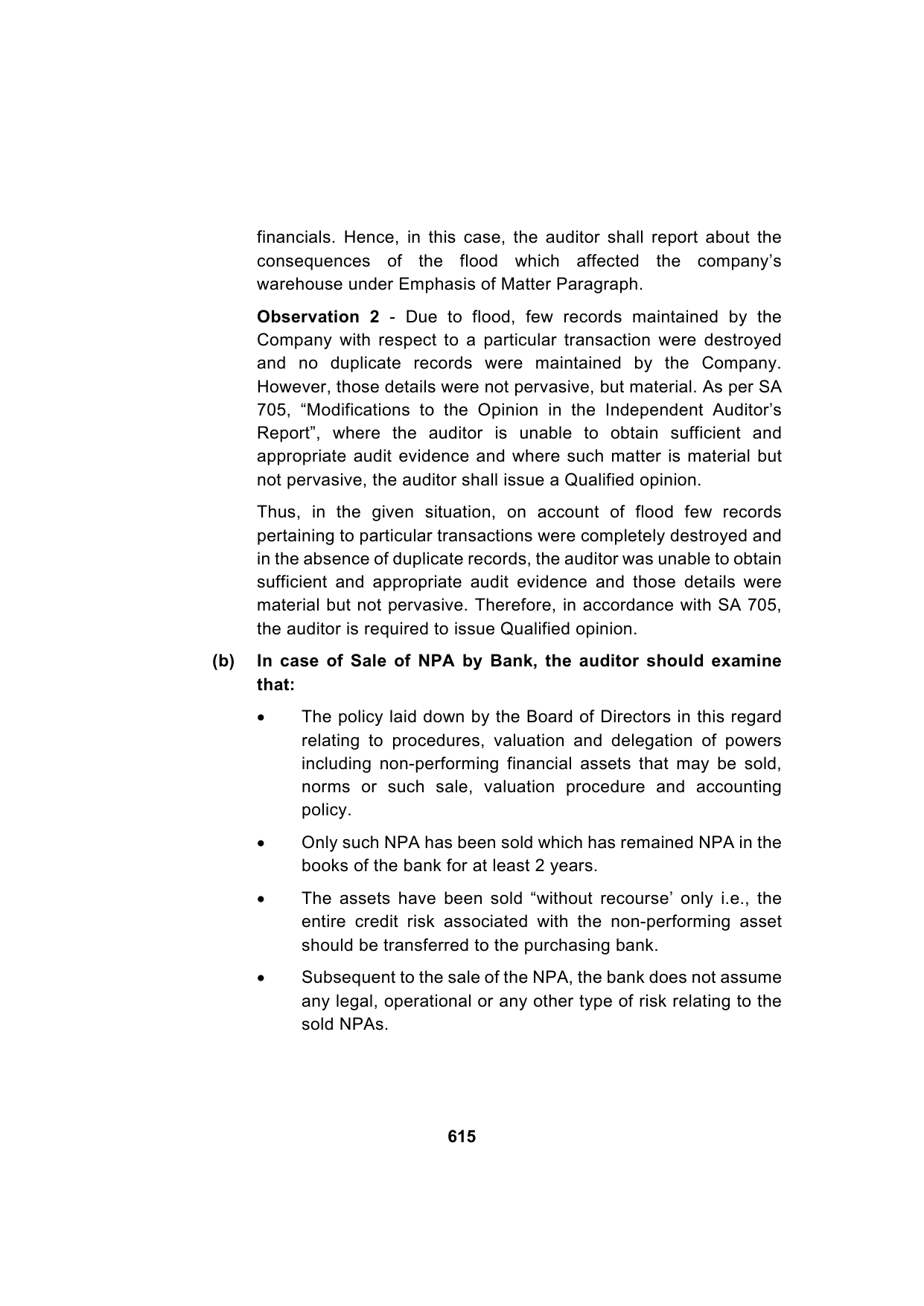 Paper 3: Advanced Auditing, Assurance and Professional Ethics — Model Test Paper 2, answer page 10