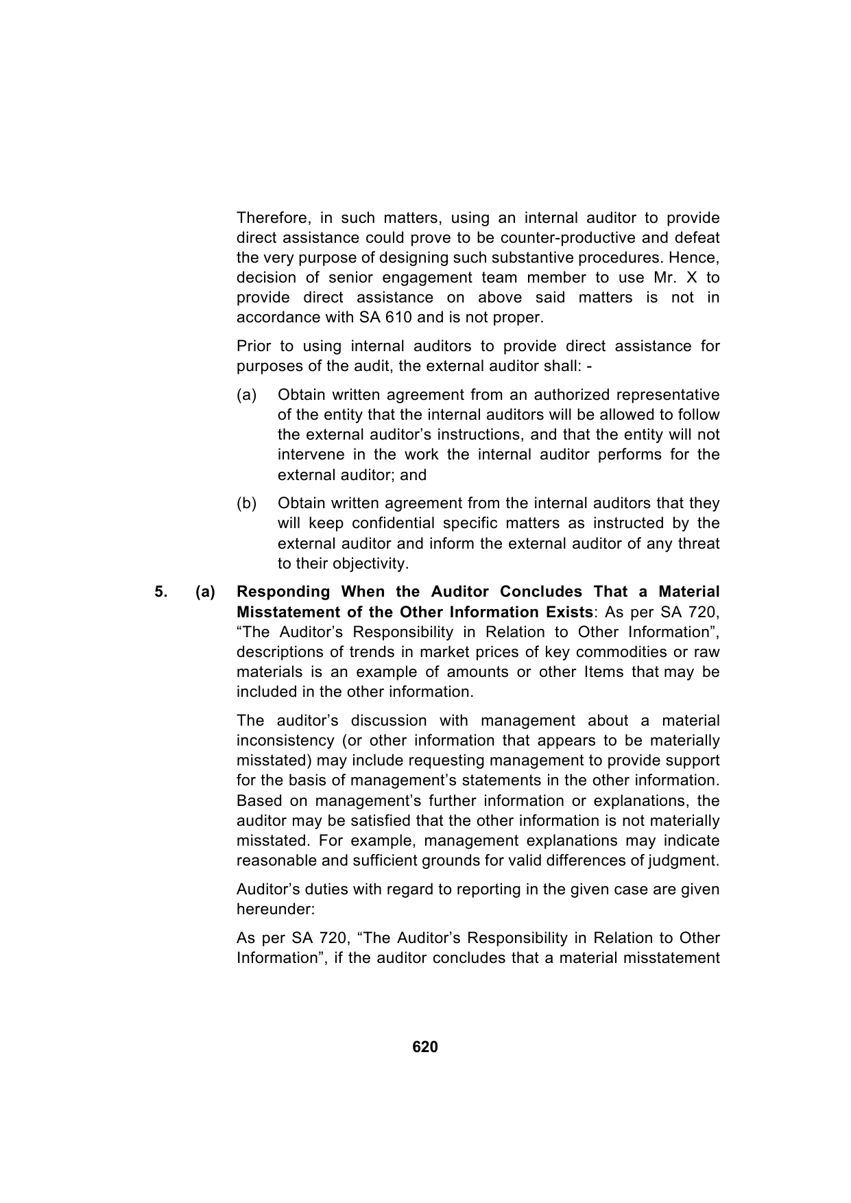 Paper 3: Advanced Auditing, Assurance and Professional Ethics — Model Test Paper 2, answer page 15